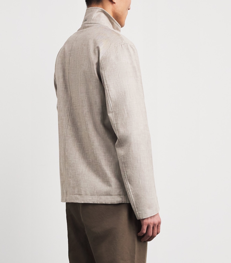 Linen-Wool-Silk Jacket 1985CHANTILLY Image 5