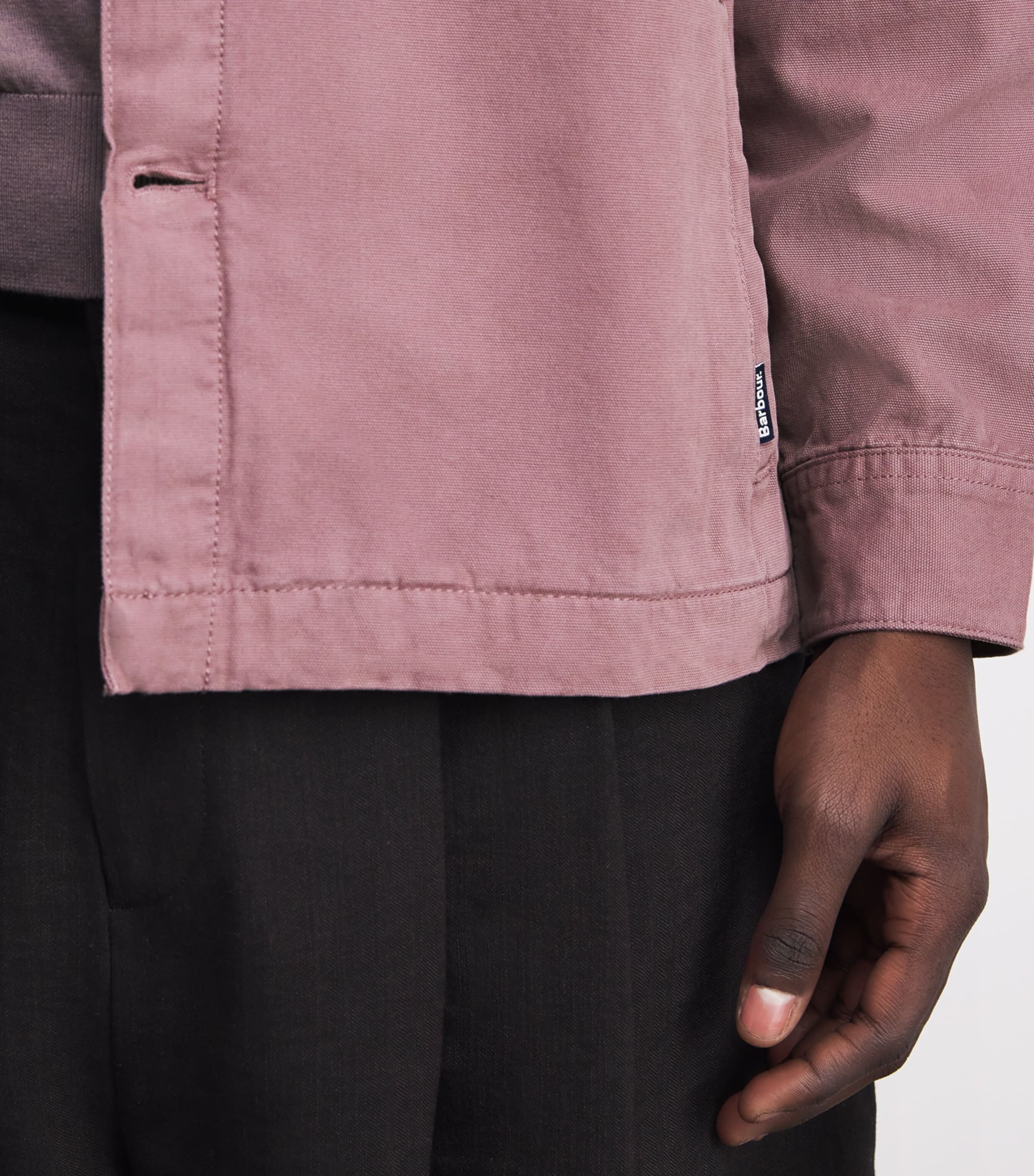 Cotton Washed Overshirt PEPPERCORNPU57 Image 6