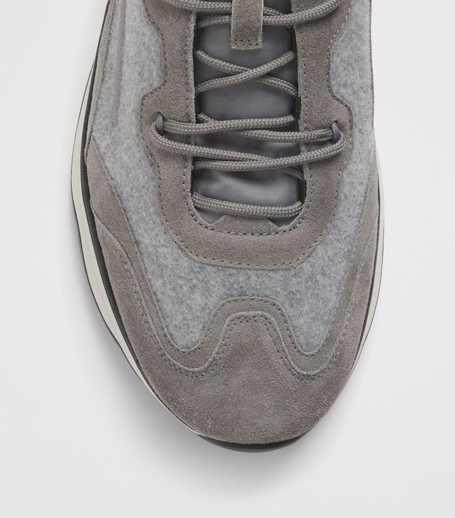 Suede Maggiore Sneakers 9420 GREY Image 5
