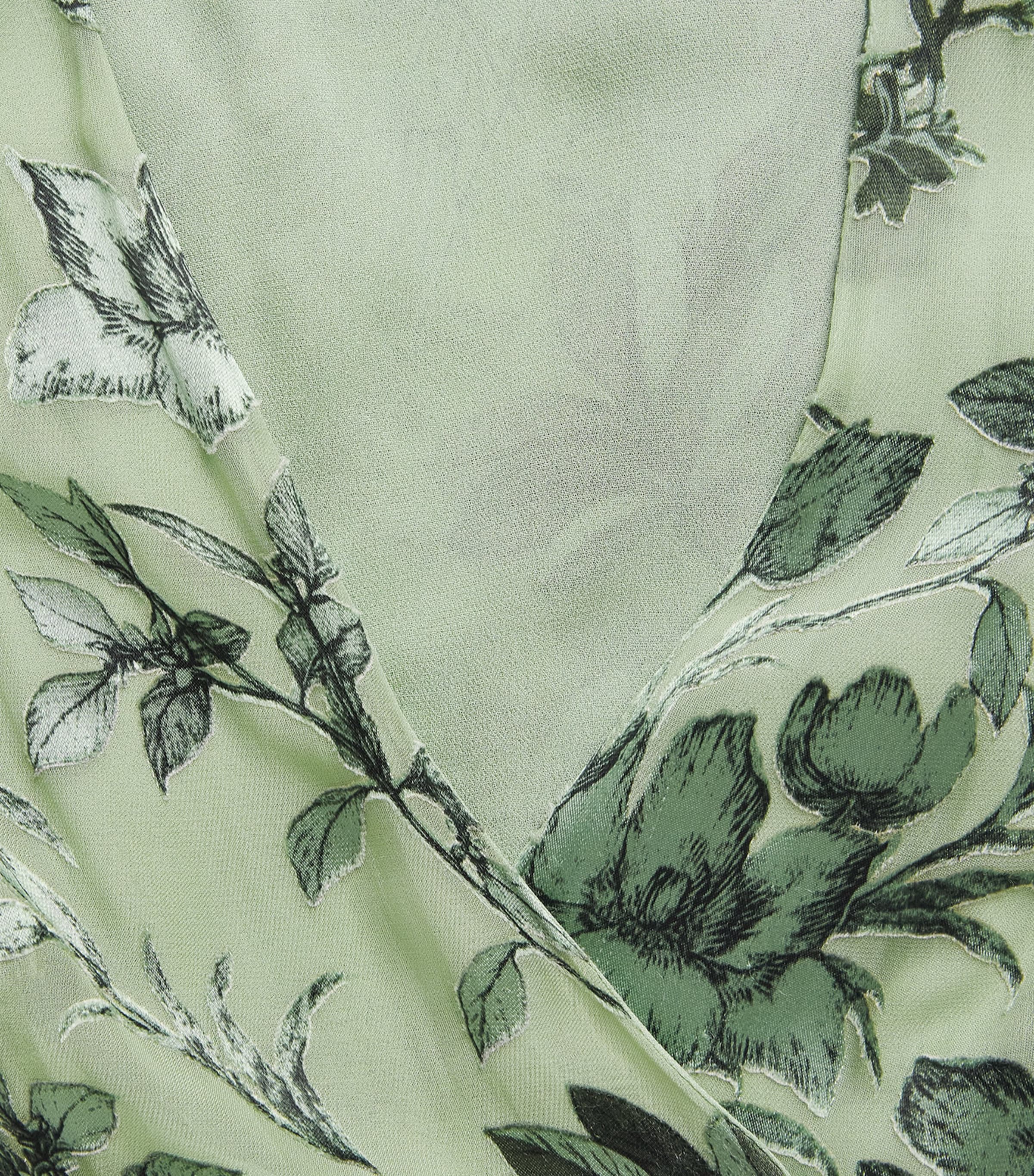 Alice+Olivia Womens Tiana Maxi Dress Grdn Sage Image 6