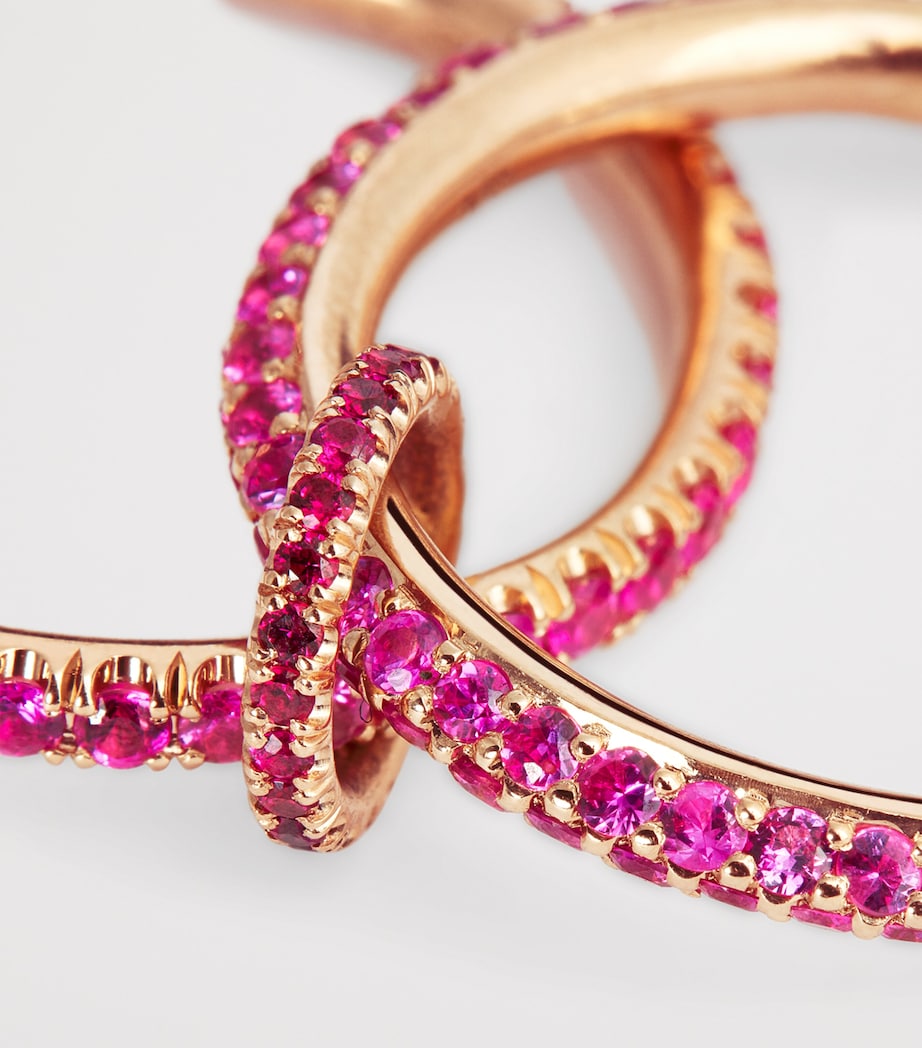 Rose Gold and Ruby Delphinus Rouge Ring ROSE GOLD Image 4