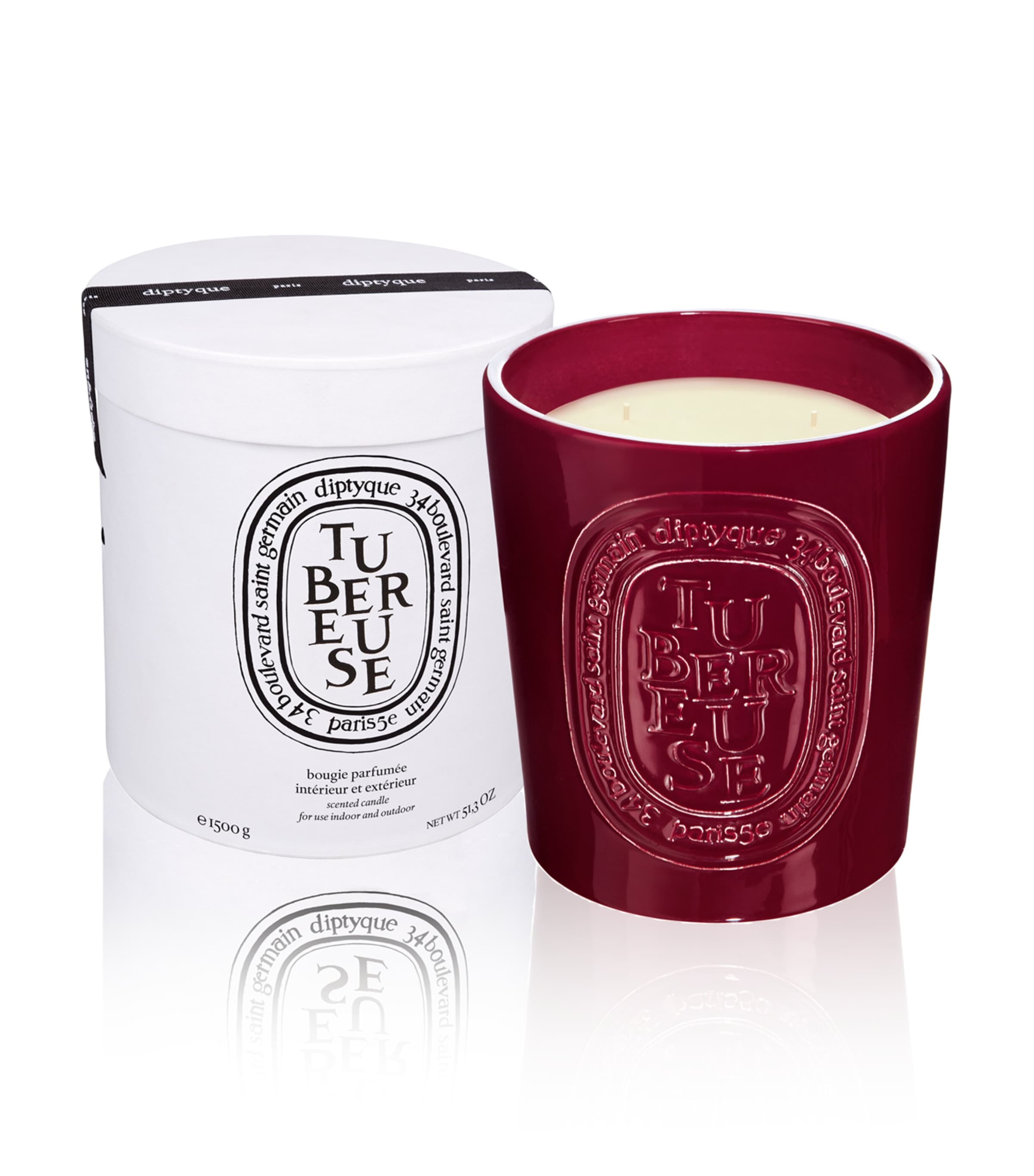Diptyque Tubéreuse Candle Indoor and Outdoor Edition (1.5kg) | Home Accessories | Candles | Designers | Diptyque