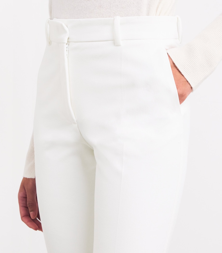 Gabardine Stretch Coleman Trousers WHITE Image 6
