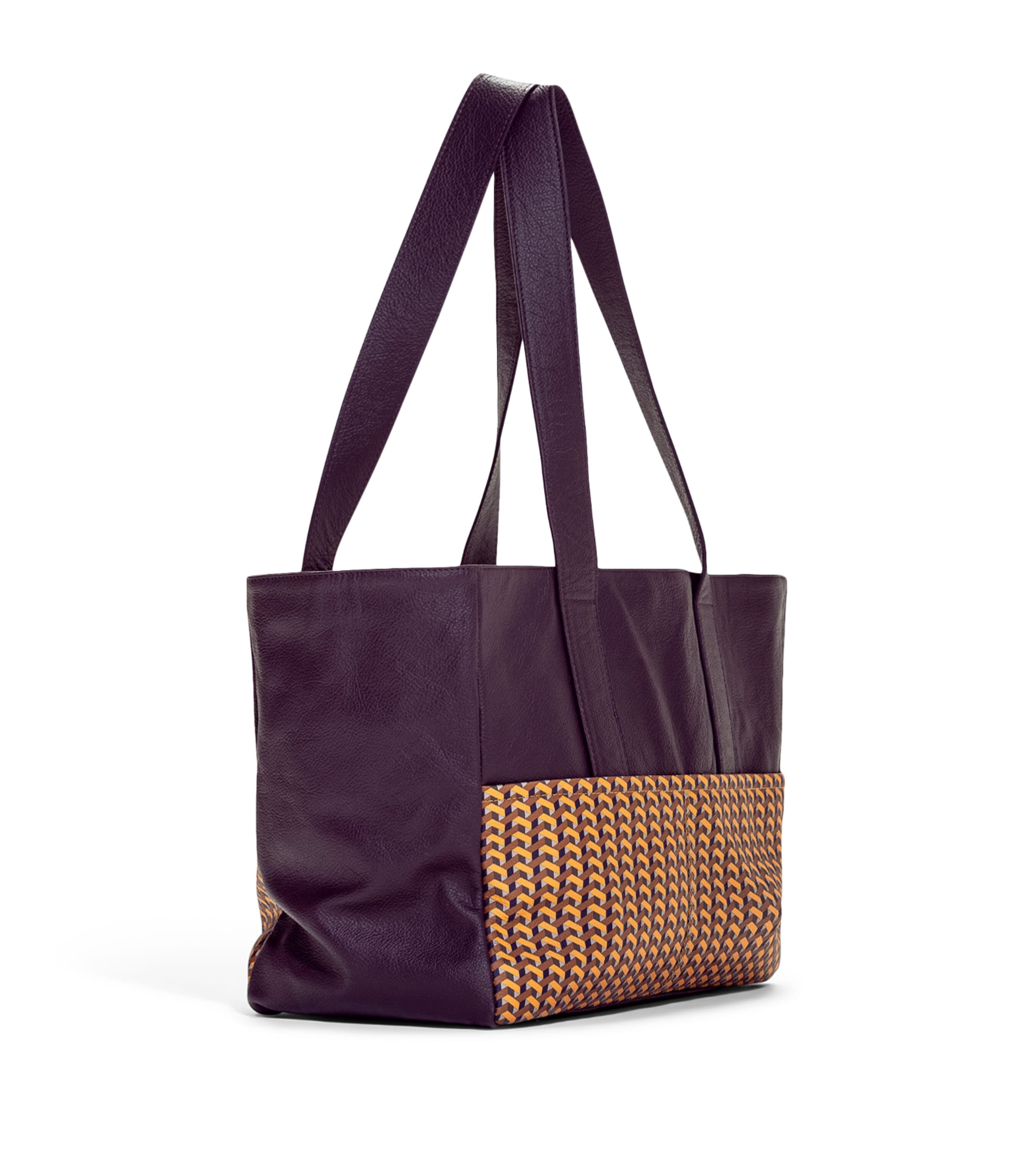Poltrona Frau Leather Dog Carrier Ecru/purple Image 2