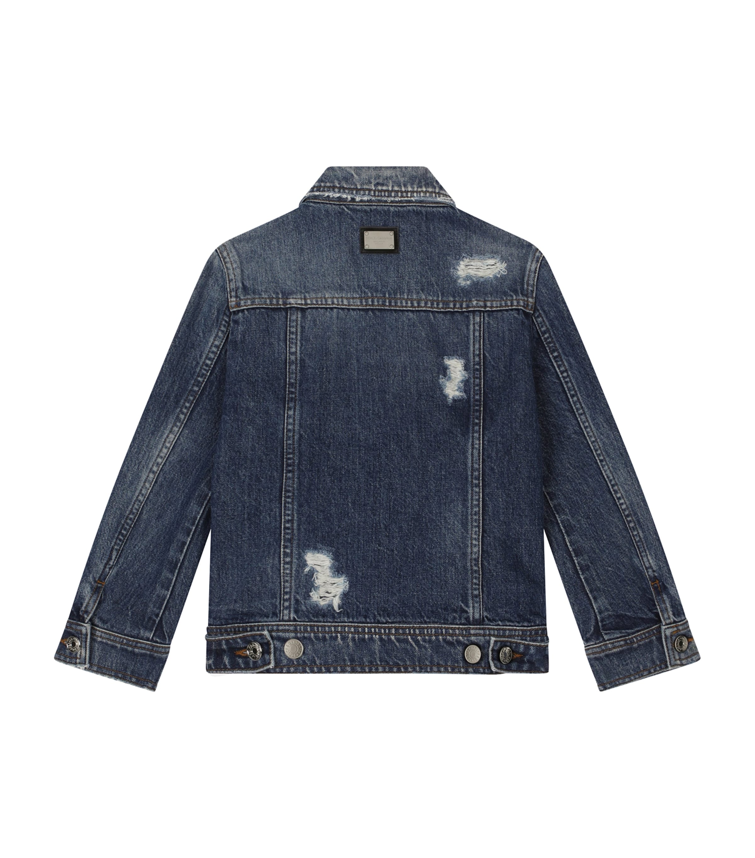 Distressed Denim Jacket (2-6 Years) S9000-COMBINED COLOU Image 2