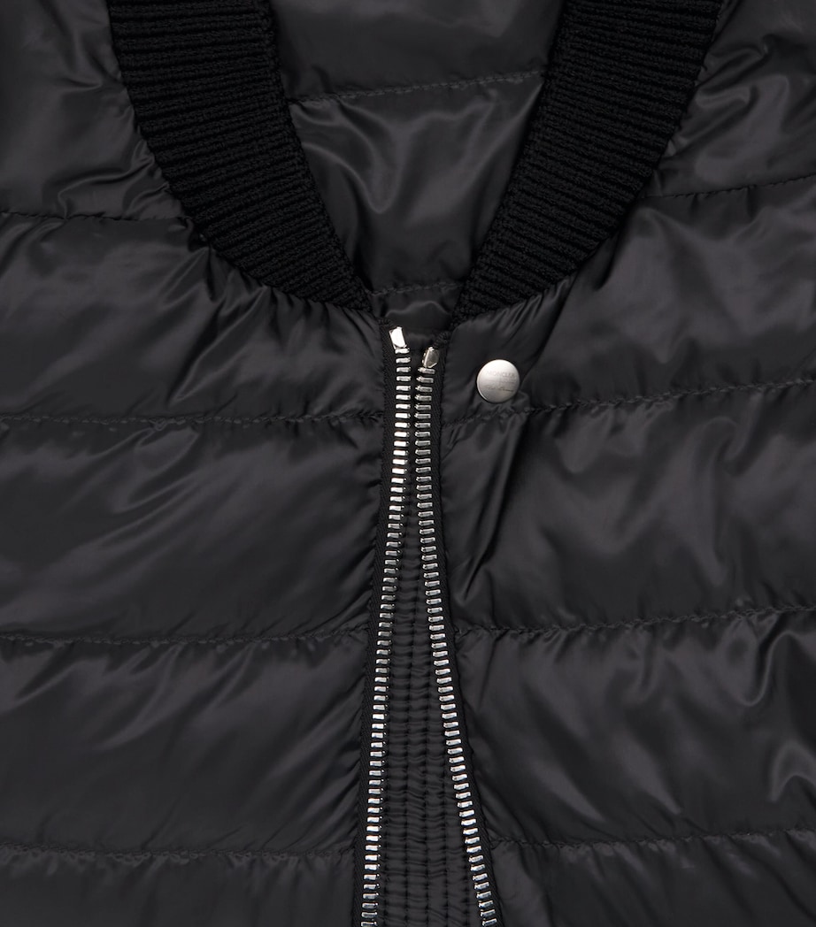 x Moncler Down Padded Flight Jacket 999 - BLACK Image 5