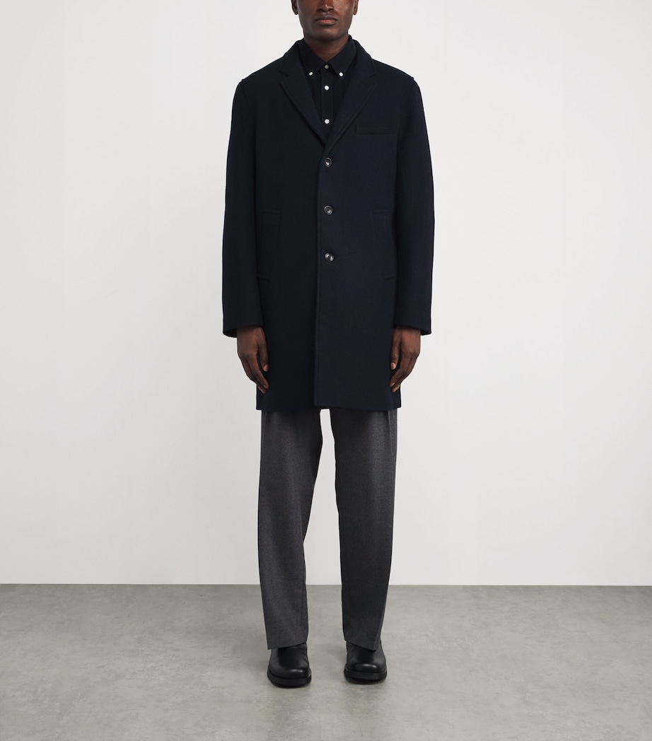 Wool Kirkbridge Overcoat NAVY/CLASSIC Image 3
