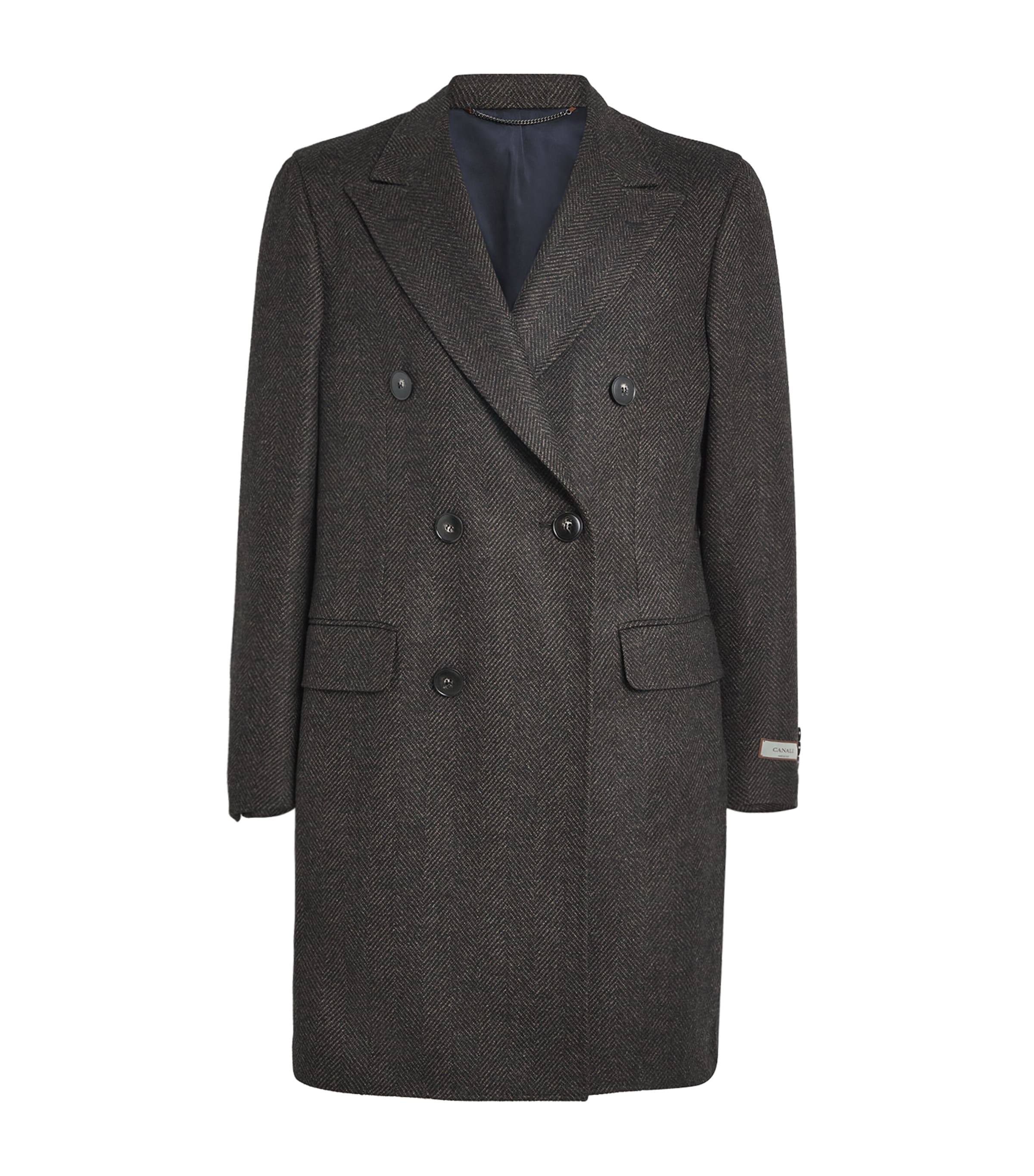 Wool Double-Breasted Overcoat 501 Image 1