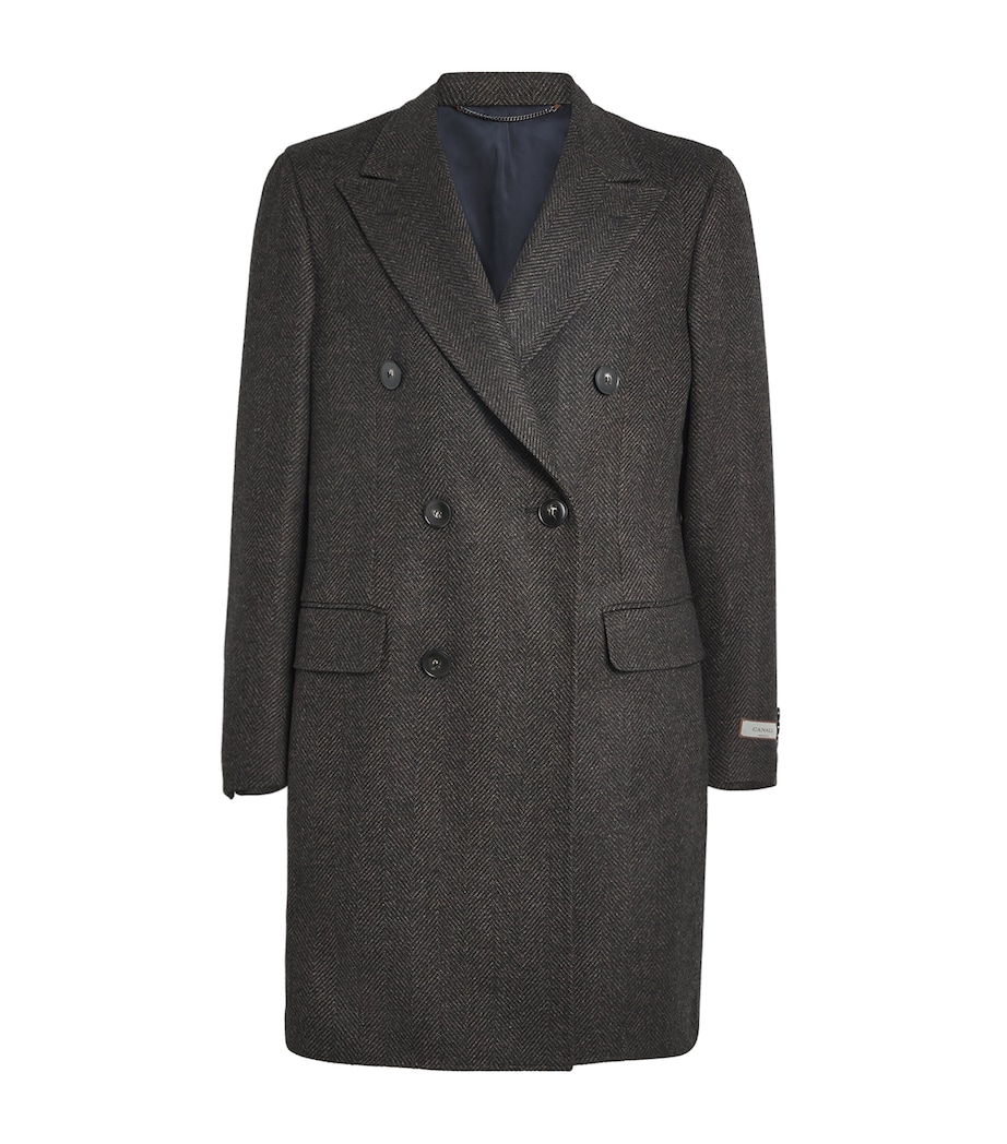 Wool Double-Breasted Overcoat 501 Image 1