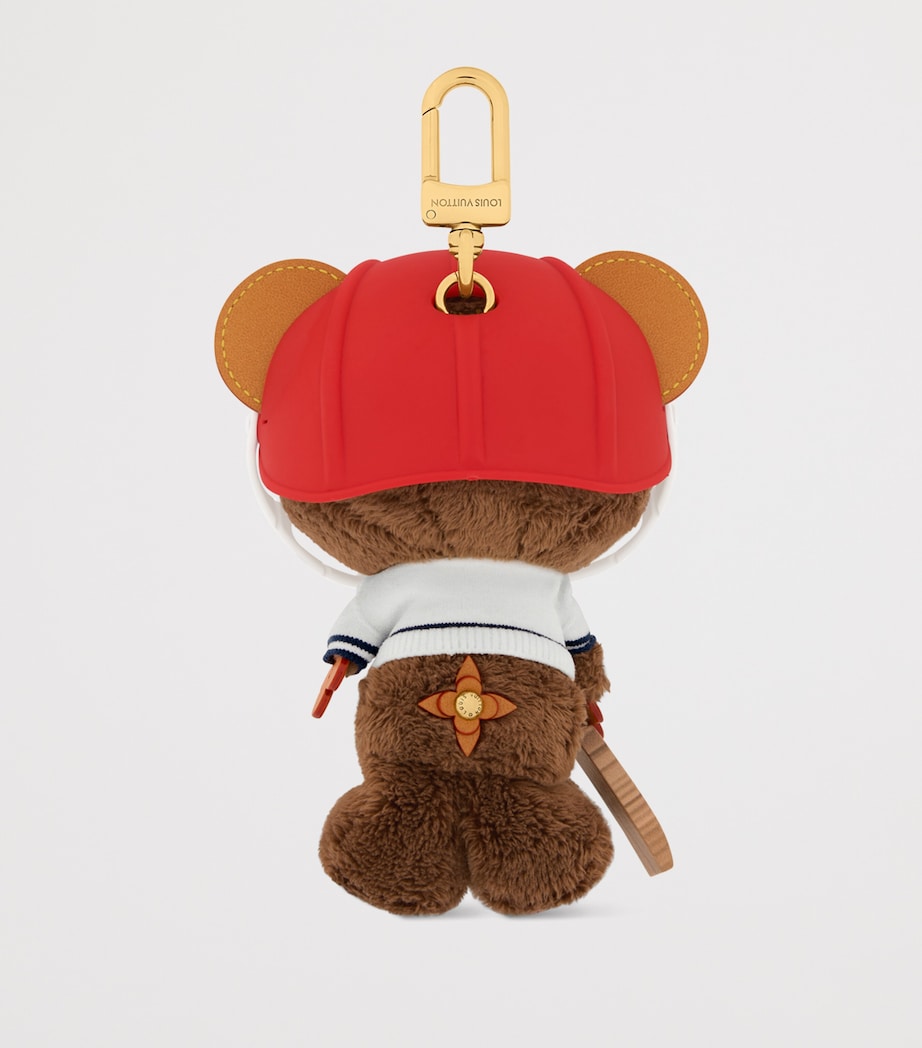 LOUIS VUITTON Louis Bear Cricket Bag Charm Multicoloured Image 3