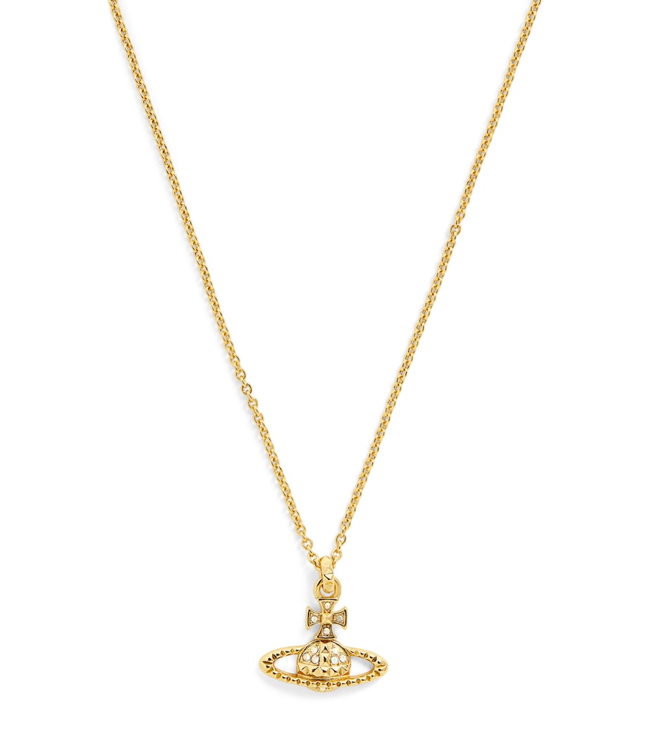 Mayfair Bas Relief Pendant Necklace AW24-GOLD AB Image 1