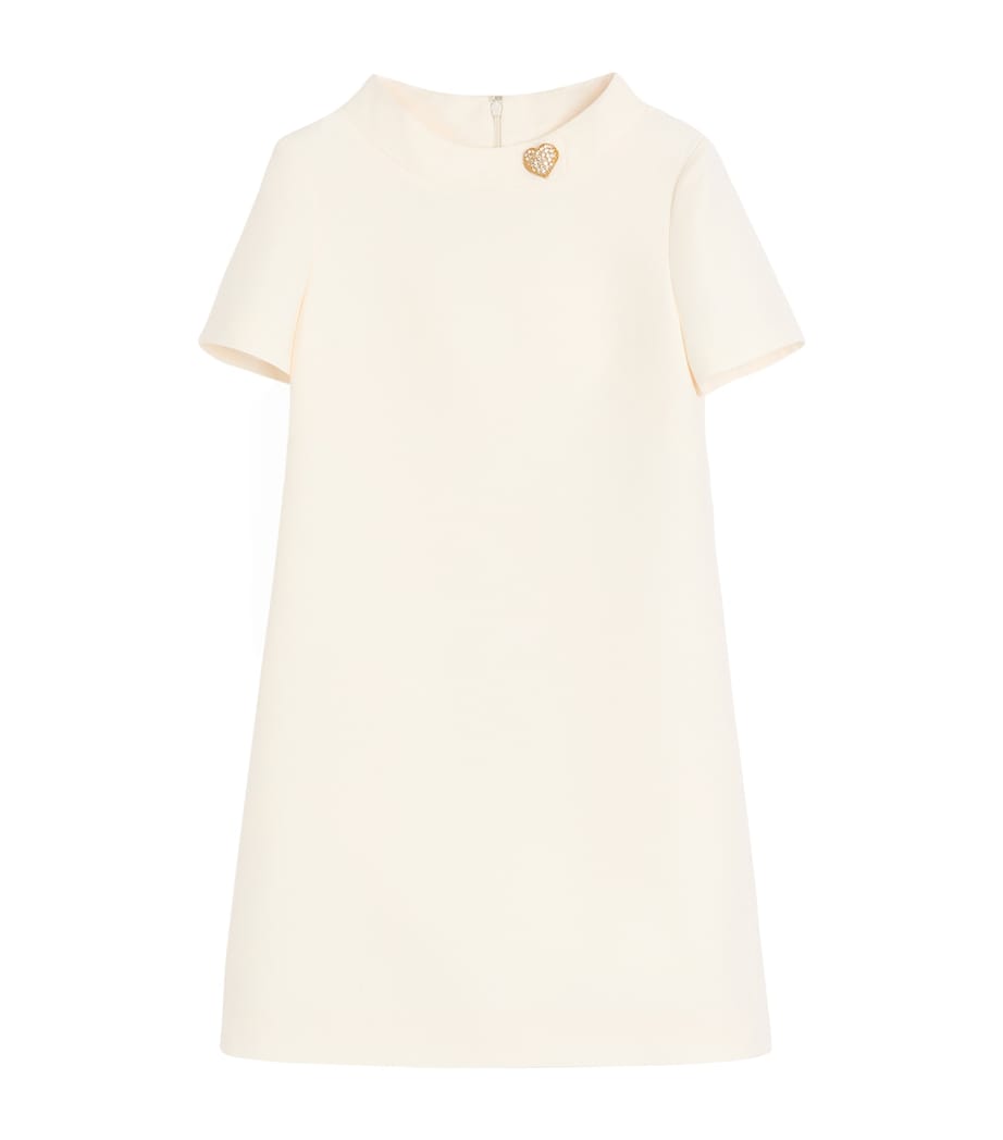 Wool-Silk Embellished Mini Dress A03 Image 1