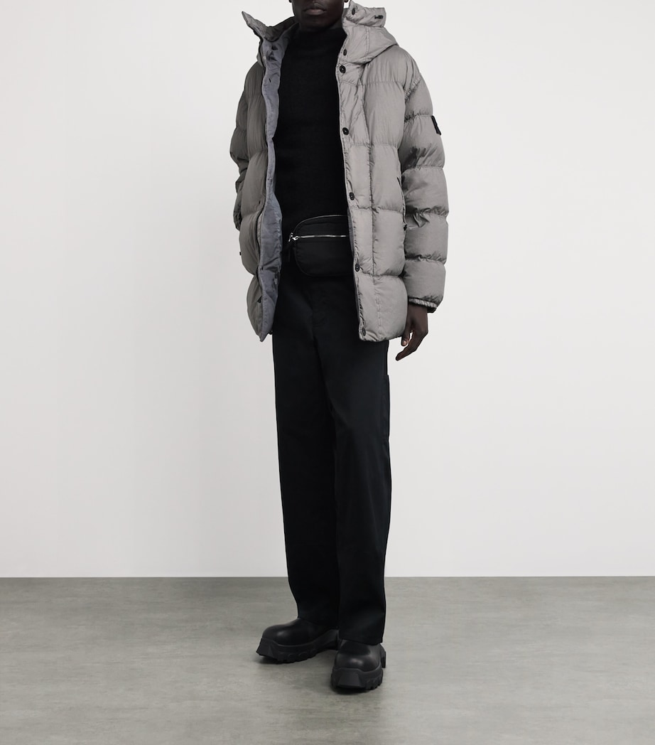 Nylon Crinkle Reps Down Parka V006B Image 2