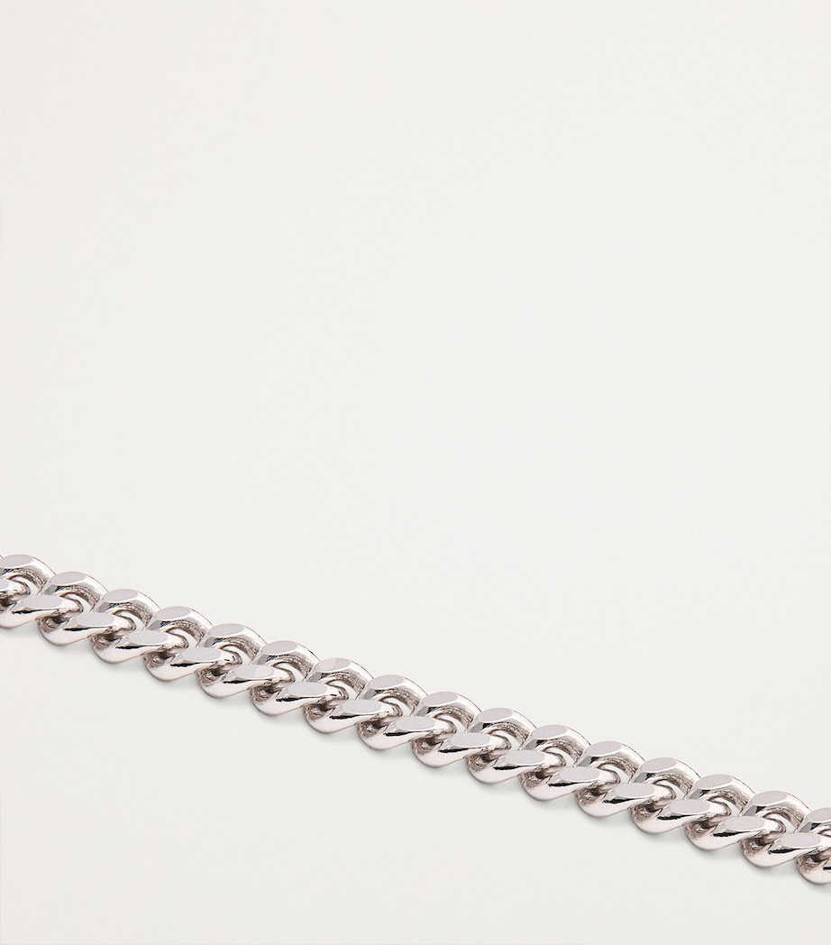 Medium Sterling Silver Curb Chain Bracelet NA Image 3