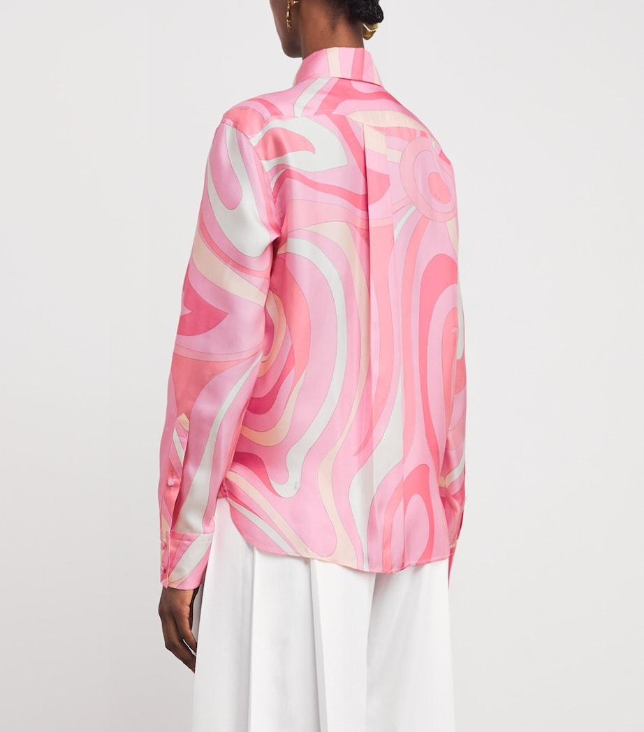 Silk Printed Blouse 028 ROSA Image 4