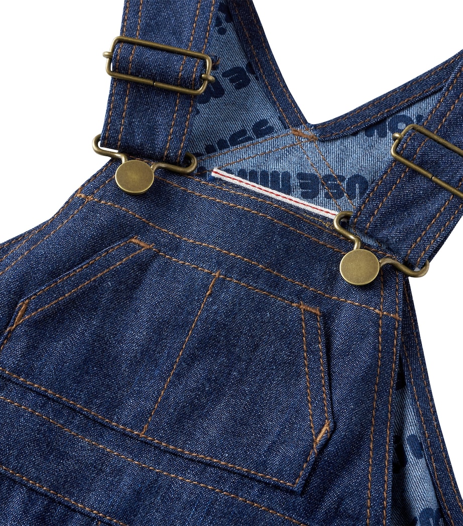 Denim Dungarees (2-4 Years) NAVY Image 2
