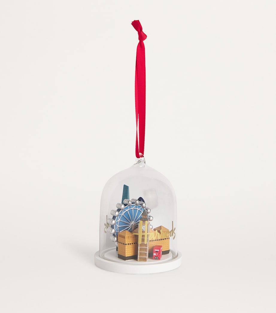 Glass London Skyline Dome Tree Decoration MULTI Image 2