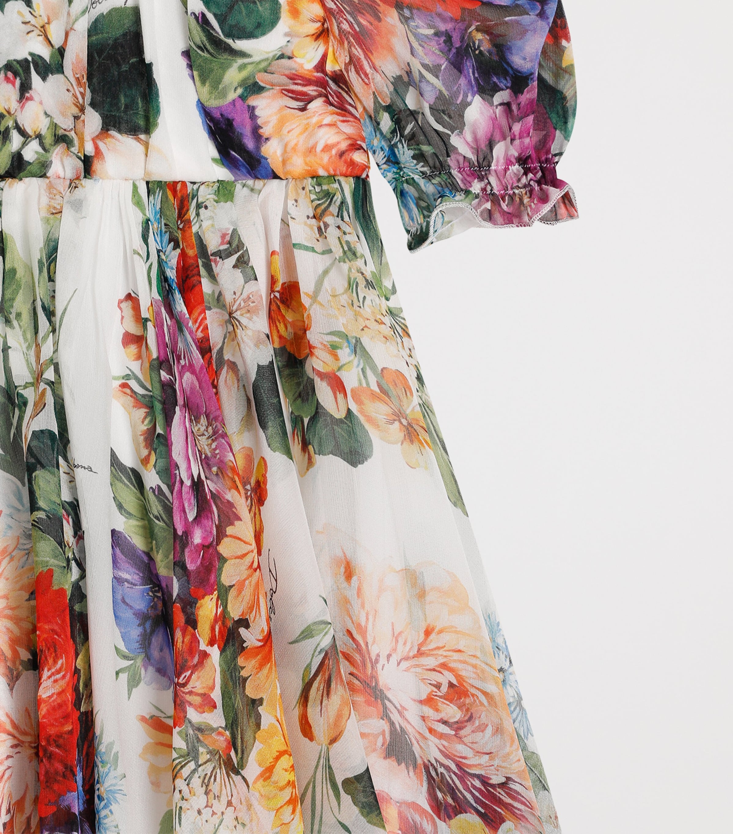 Cotton Dress and Bloomers Set (3-36 Months) HA5PC-B.FIORI CR Image 3