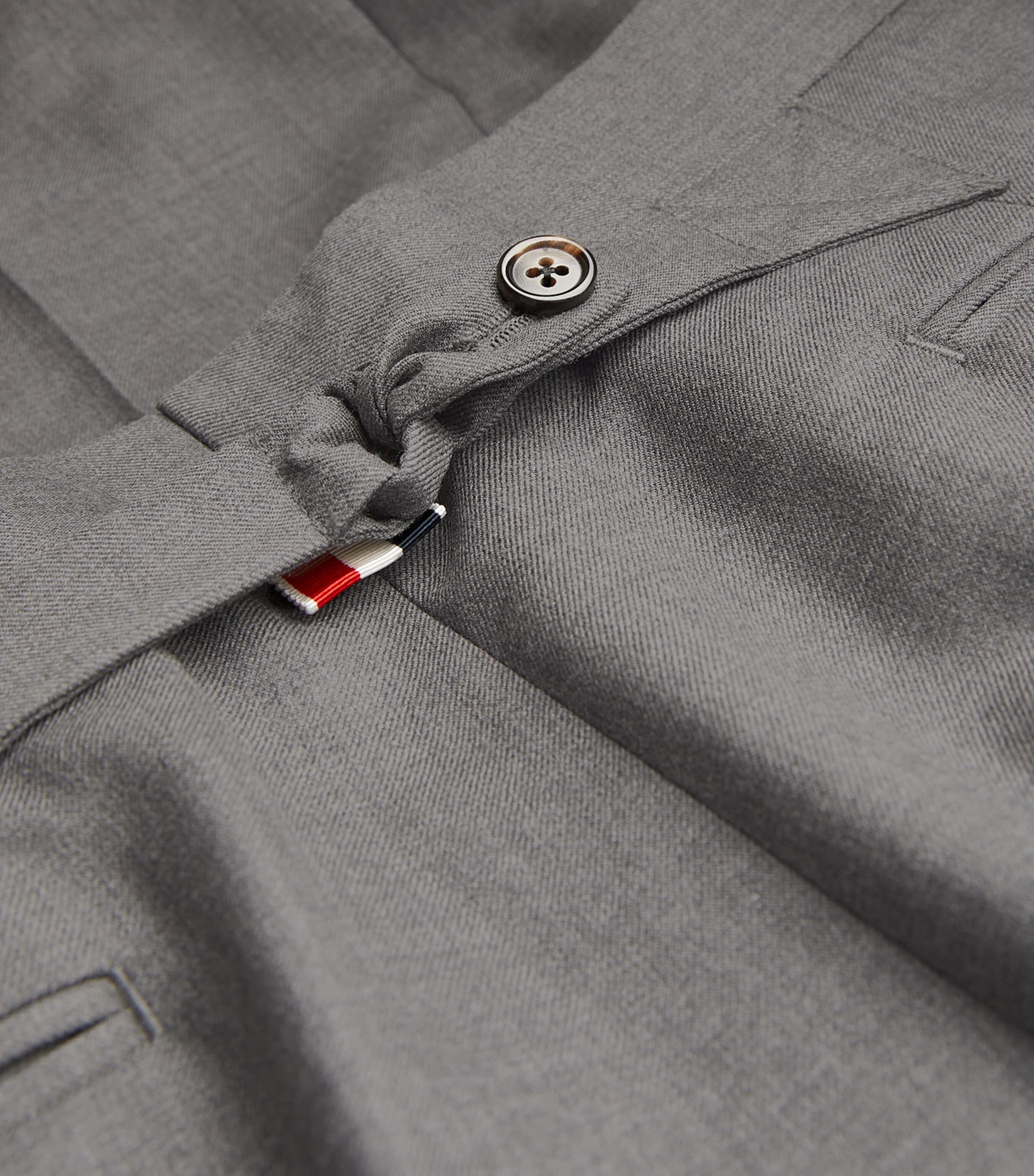 Wool Tailored Trousers MED GREY Image 6