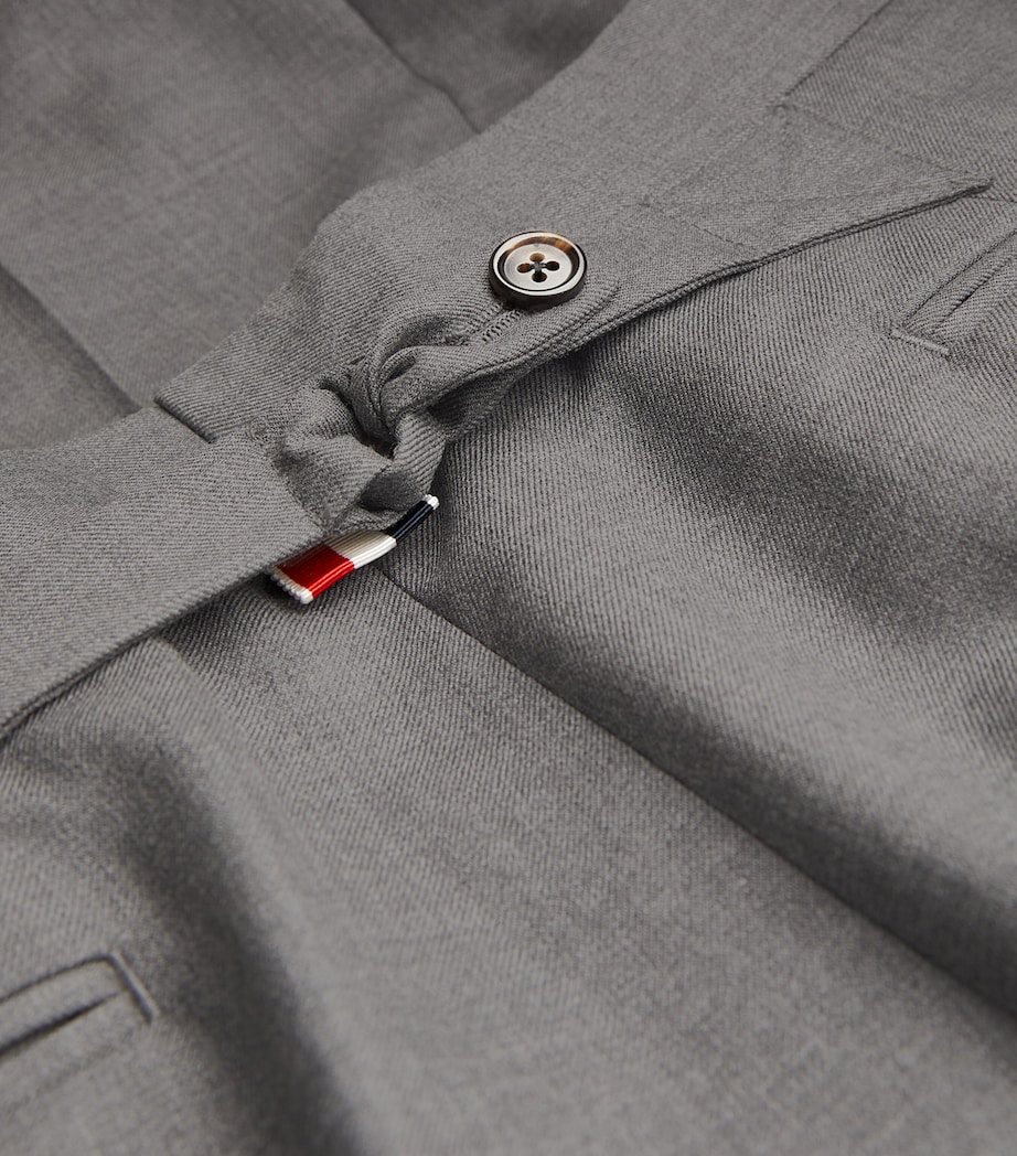 Wool Tailored Trousers MED GREY Image 6