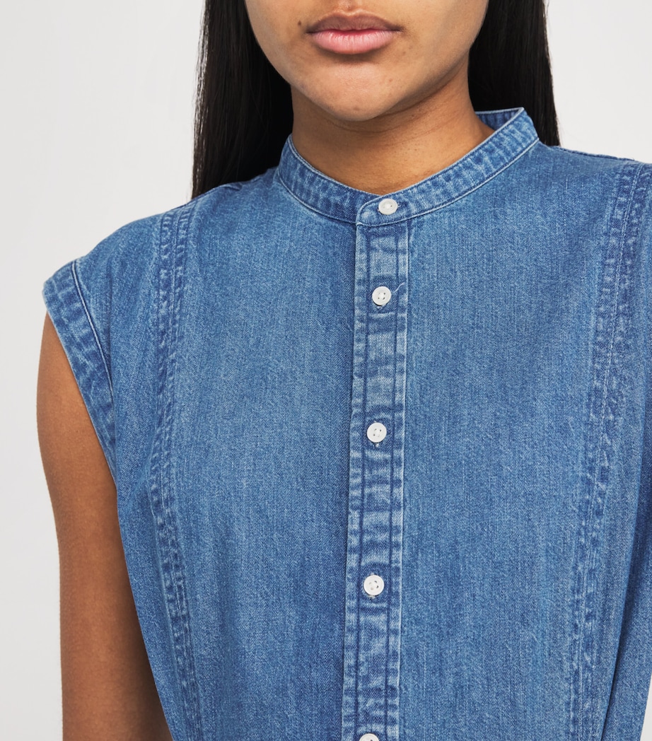 Denim Midi dress NAVY Image 5