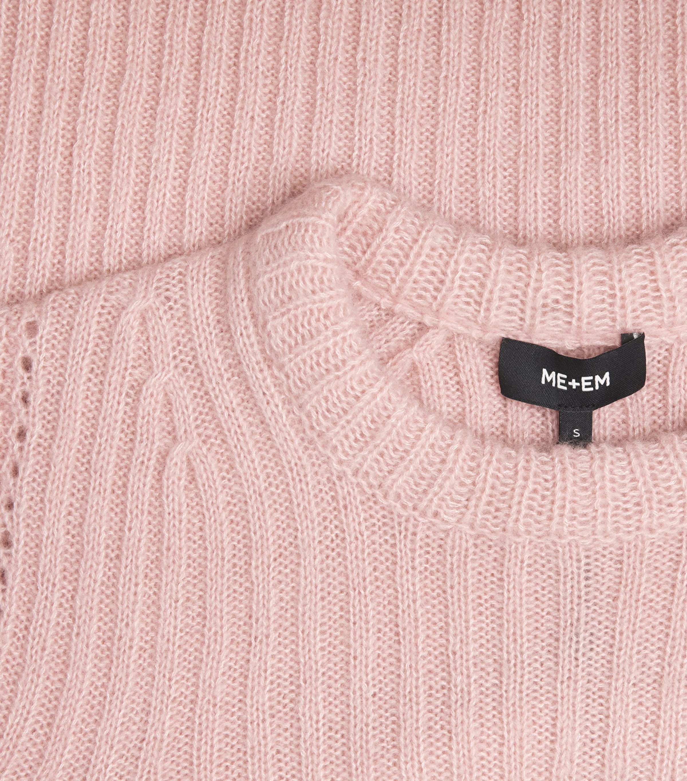 Merino Wool-Blend Lofty Sweater SMOKE PINK Image 5