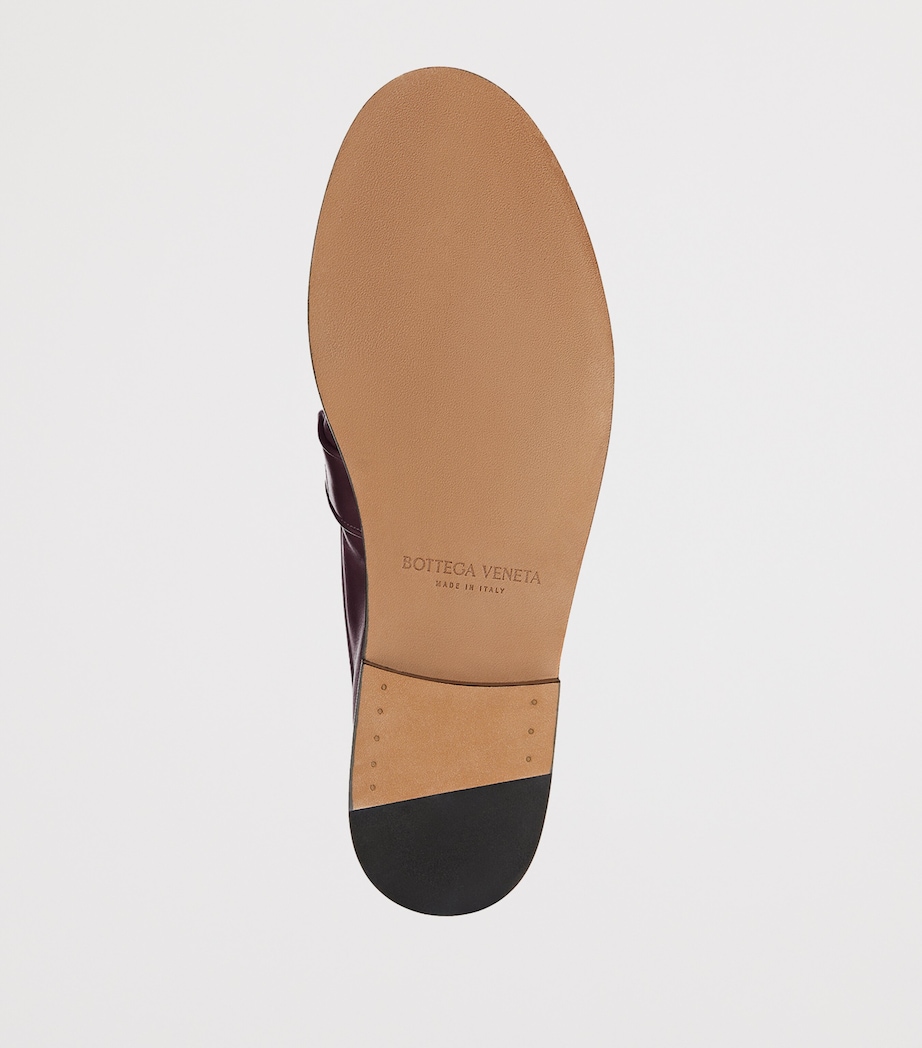 Bottega Veneta Leather Astaire Loafers Image 6