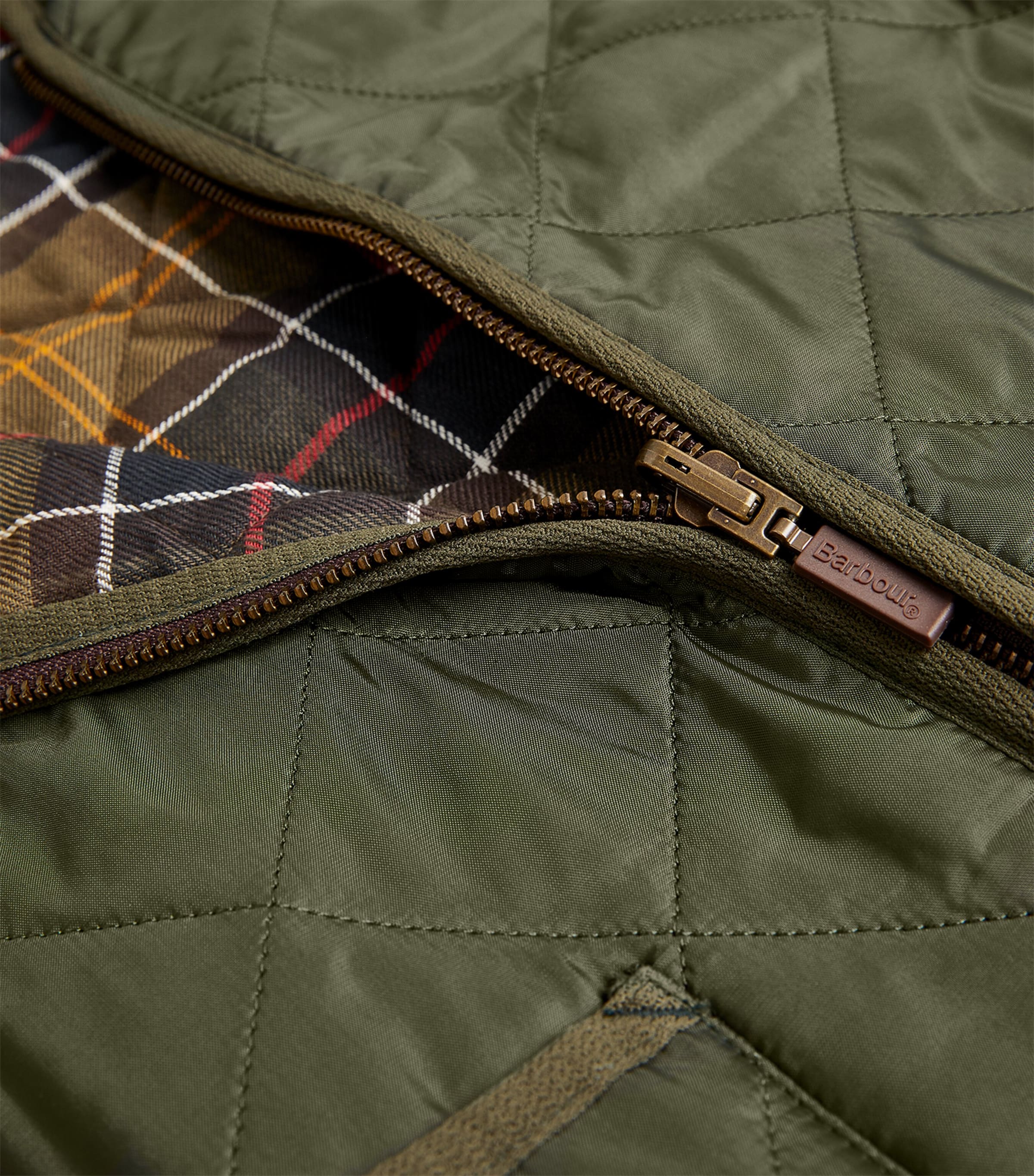 Quilted Gilet OLIVE Image 6