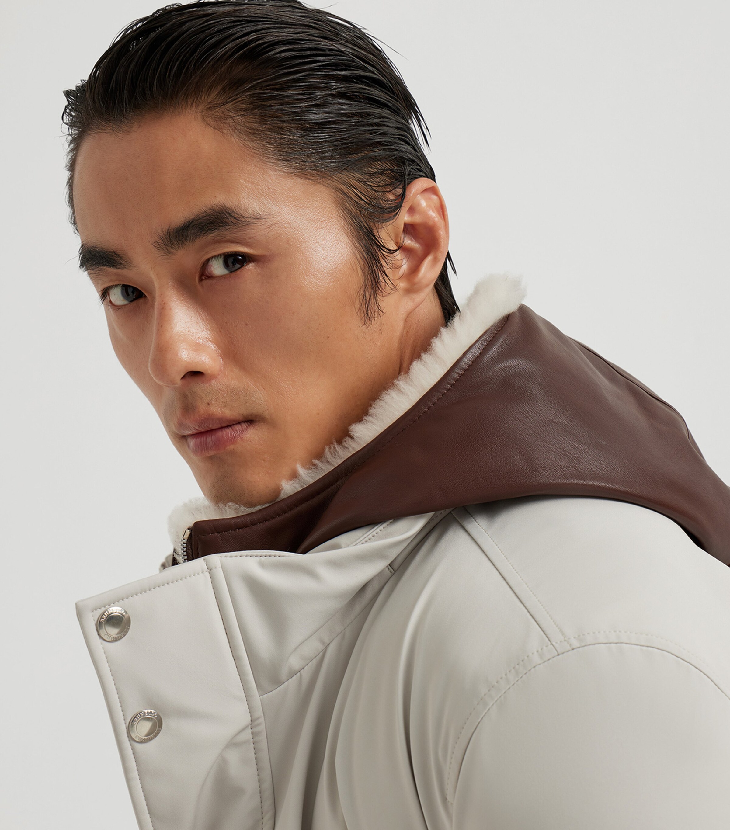 Down-Filled Parka Jacket CRM33 Image 5