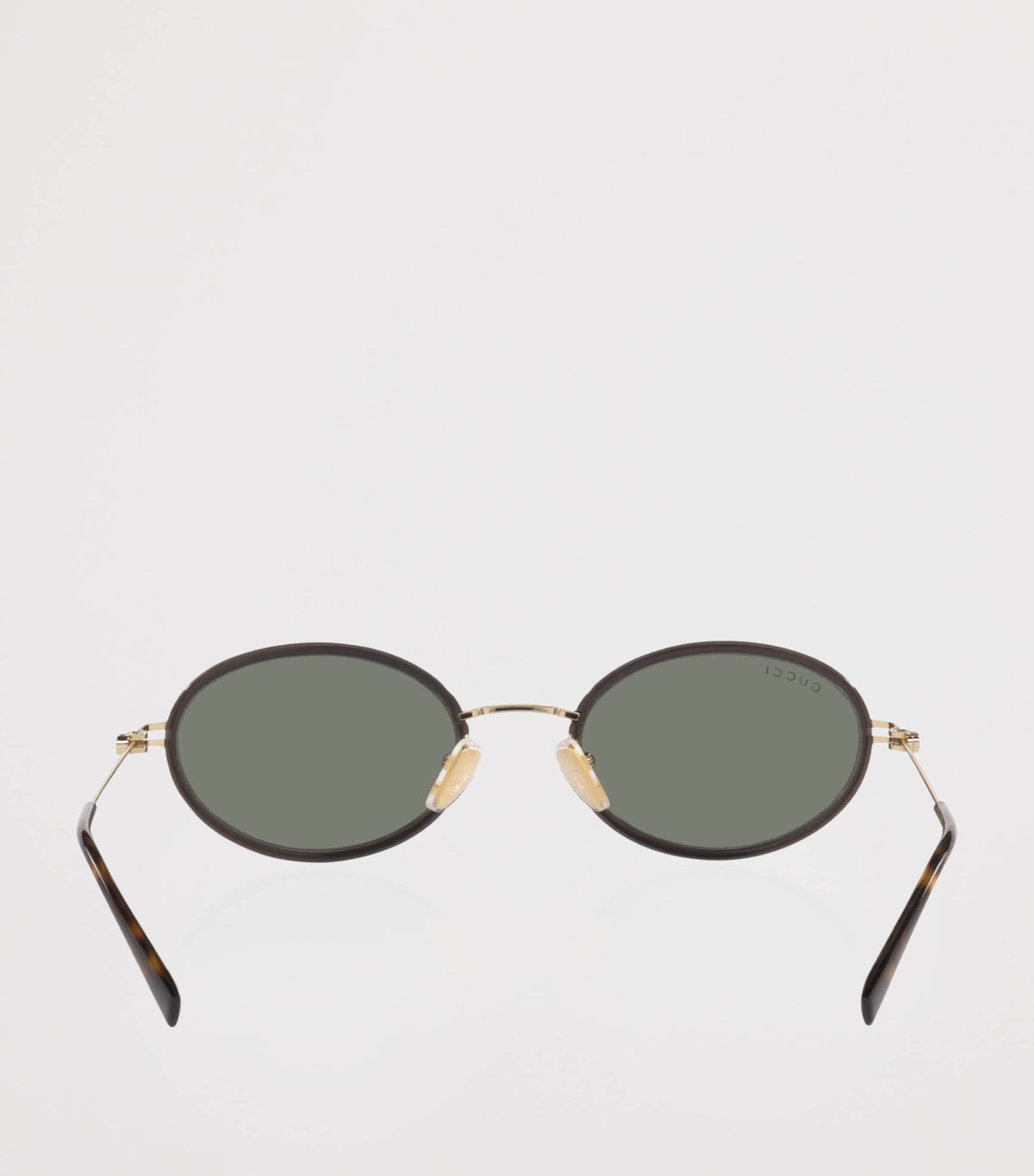 Gucci Oval Sunglasses Grey Image 4