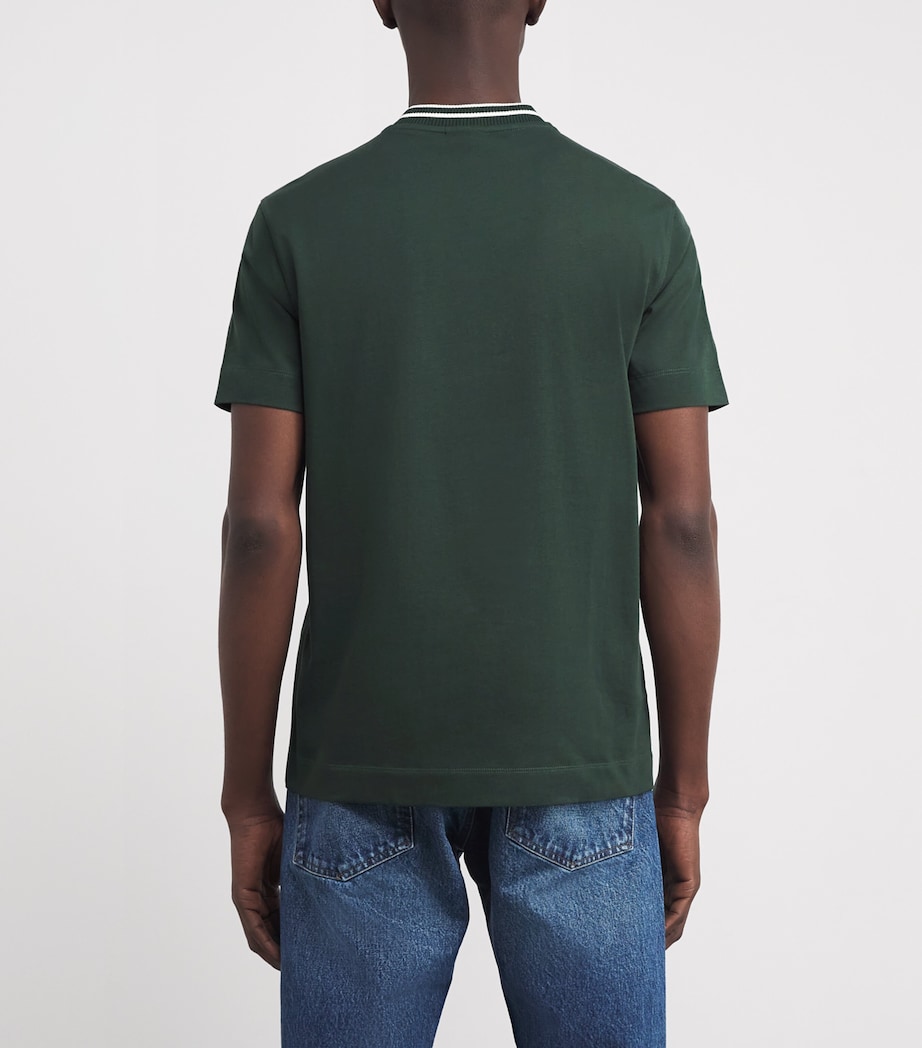 Cotton Embroidered Logo T-Shirt U7263 Image 4