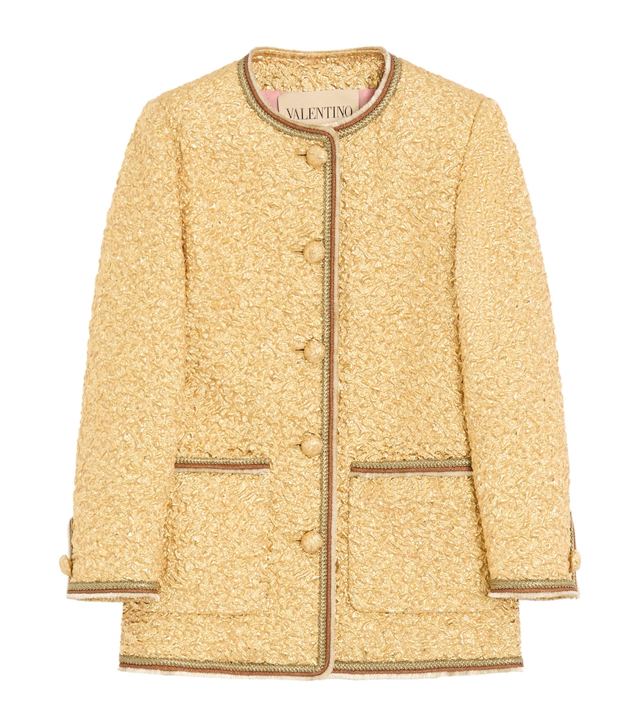 Metallic-Trim Jacket G70 Image 1