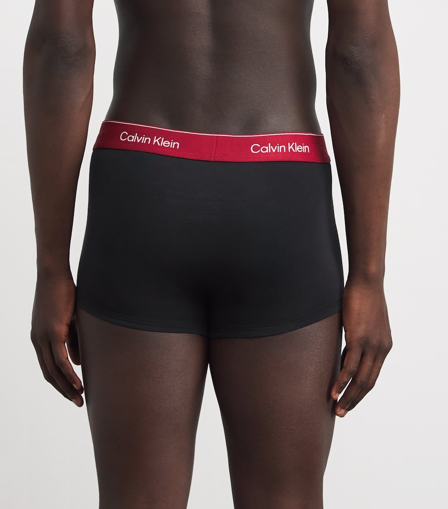 Stretch-Cotton Low-Rise Trunks (Pack of 5) 2WHBLACK Image 3