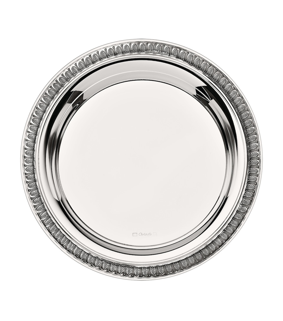 Christofle Malmaison Bottle Coaster (15cm) Silver