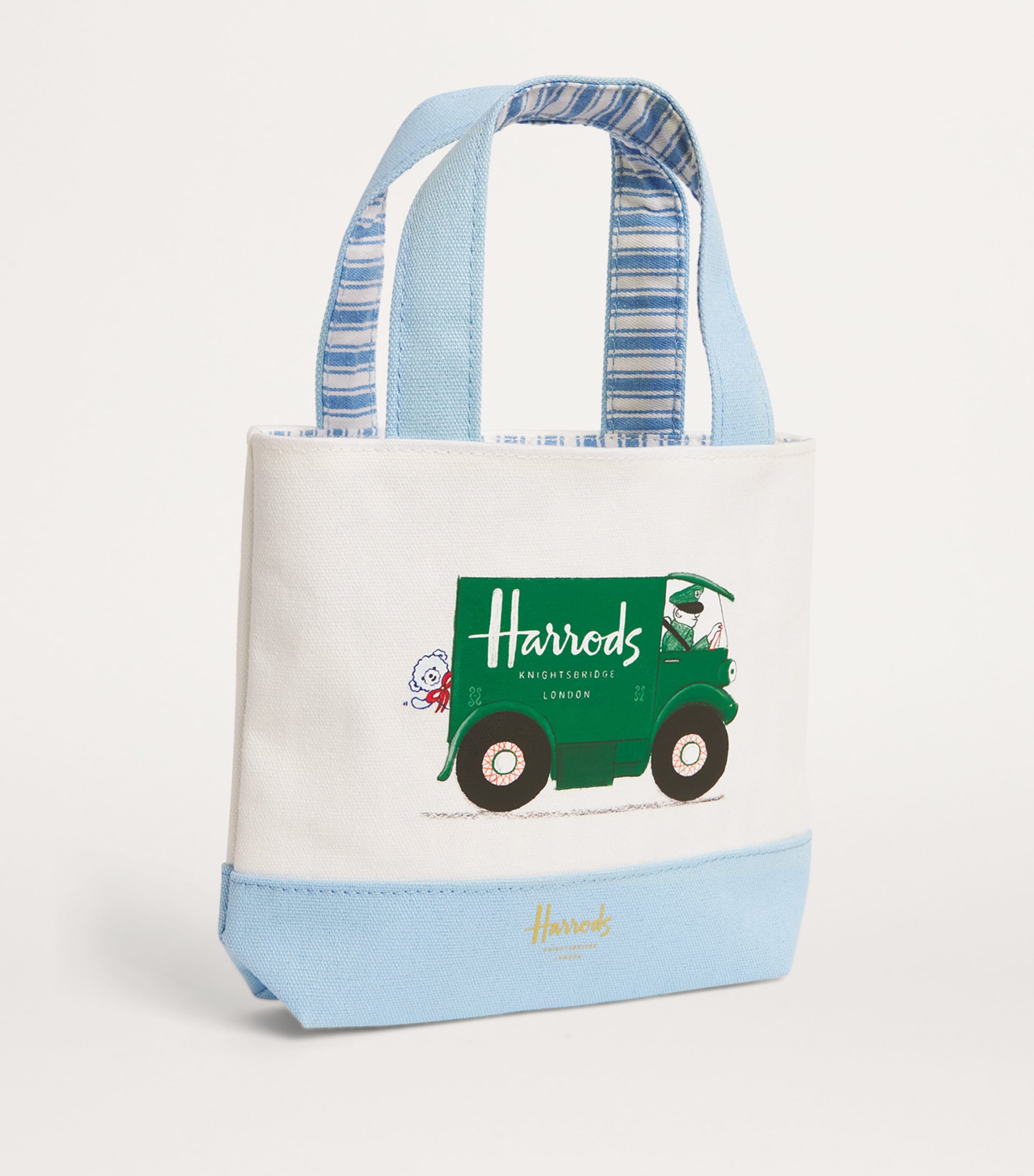 Harrods Mini Children's Harrods Van Tote Bag Blue Image 2