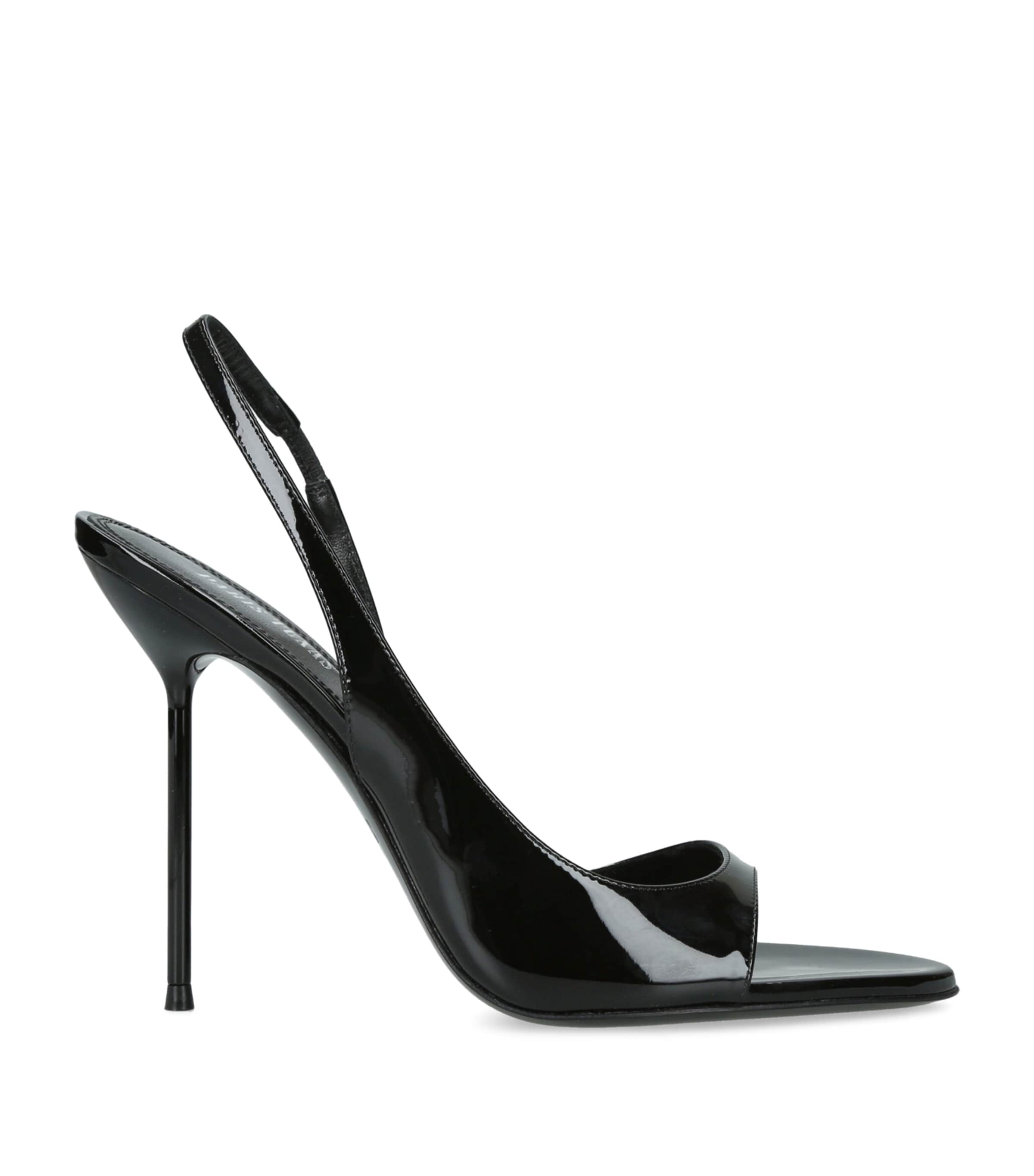Paris Texas Patent Leather Lidia Slingback Sandals 105 Black Image 1