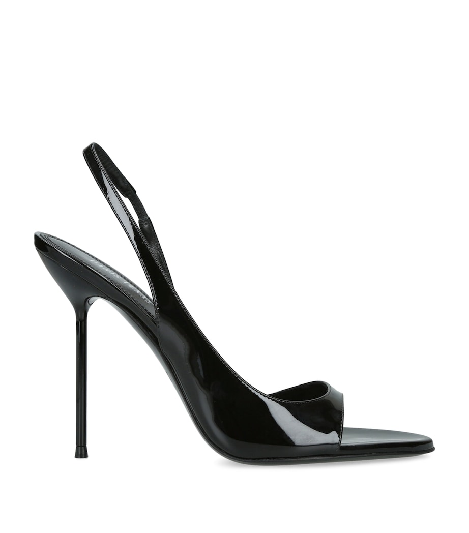 Paris Texas Patent Leather Lidia Slingback Sandals 105 Black Image 1