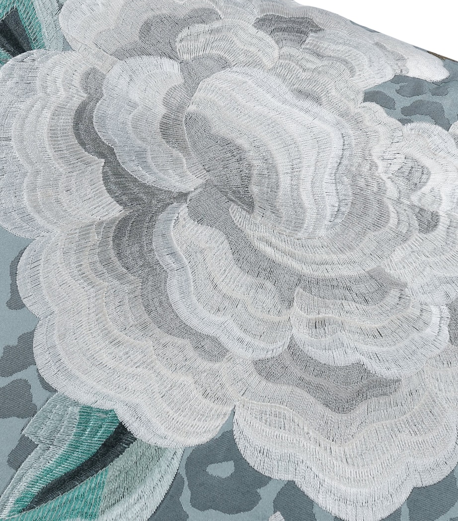 Romo Embroidered Jacquard Lavinia Cushion (50cm x 50cm) Blue Haze Image 3