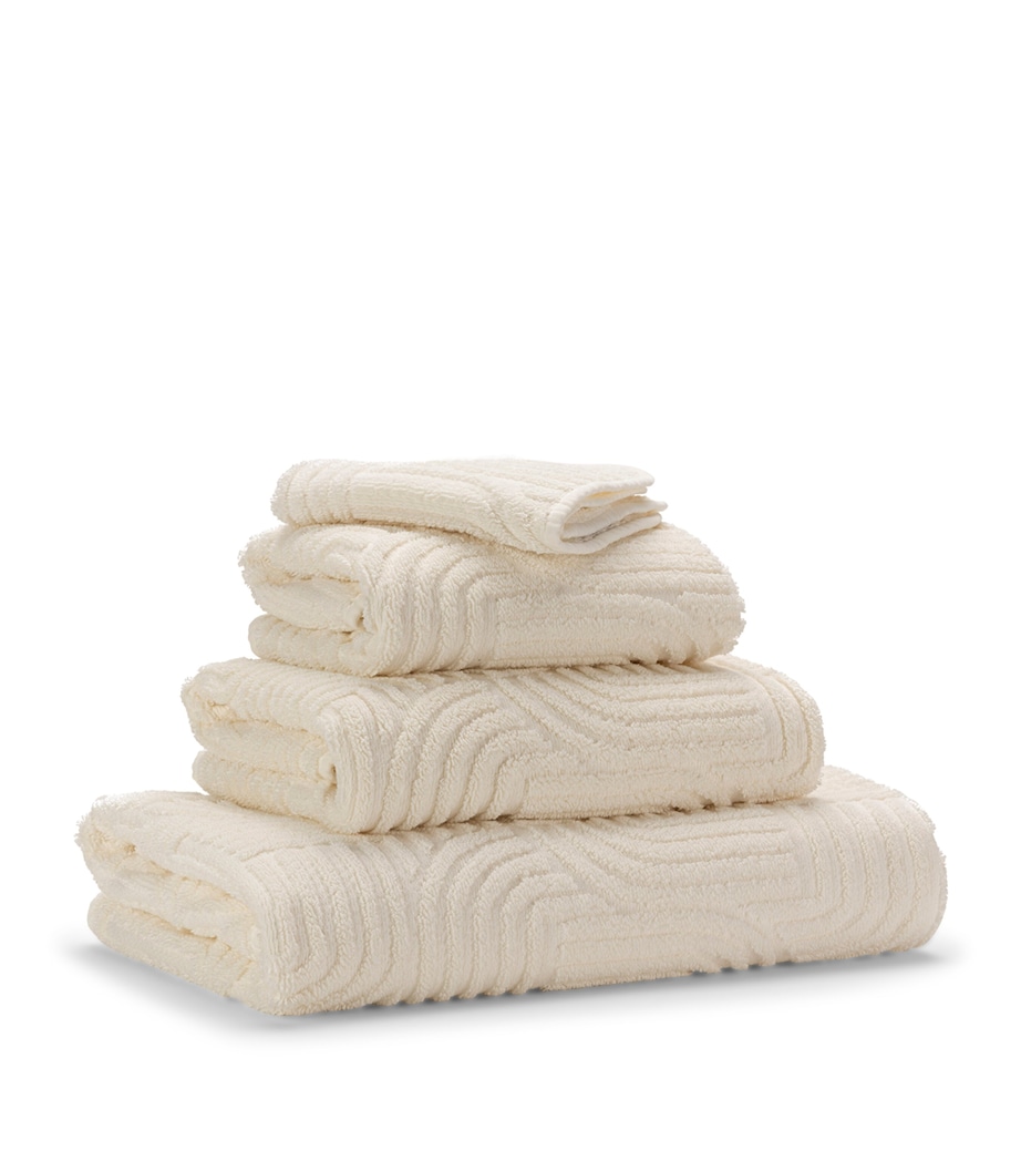 Egyptian Cotton Olly Bath Sheet (100cm x 150cm) 103 IVORY Image 2