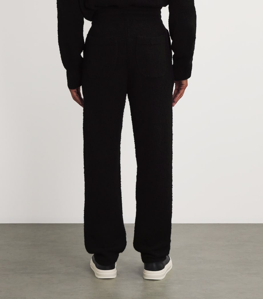 Wool-Blend Logo Sweatpants BLACK 000 Image 4