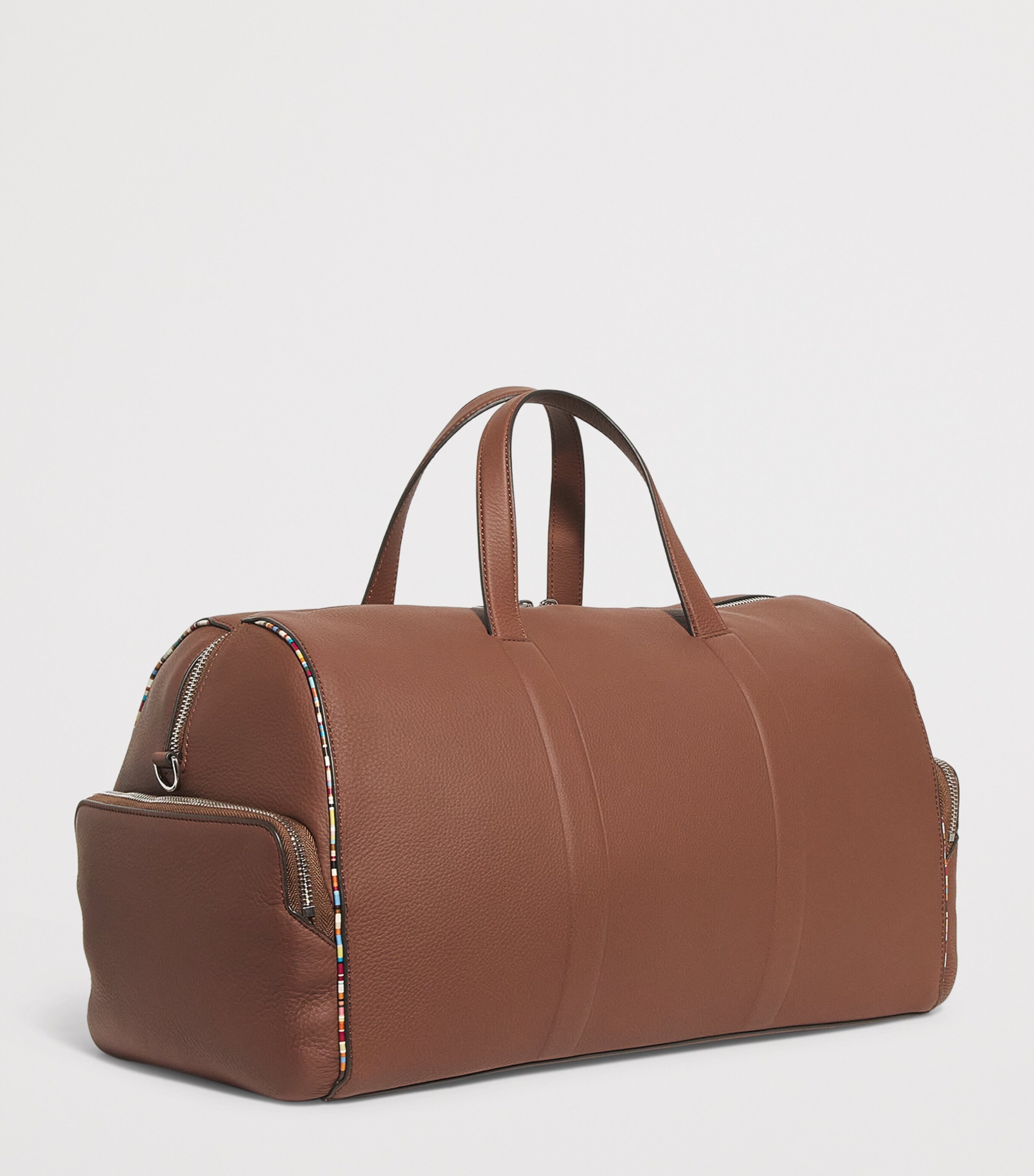 Paul Smith Leather Detachable Strap Holdall Image 3