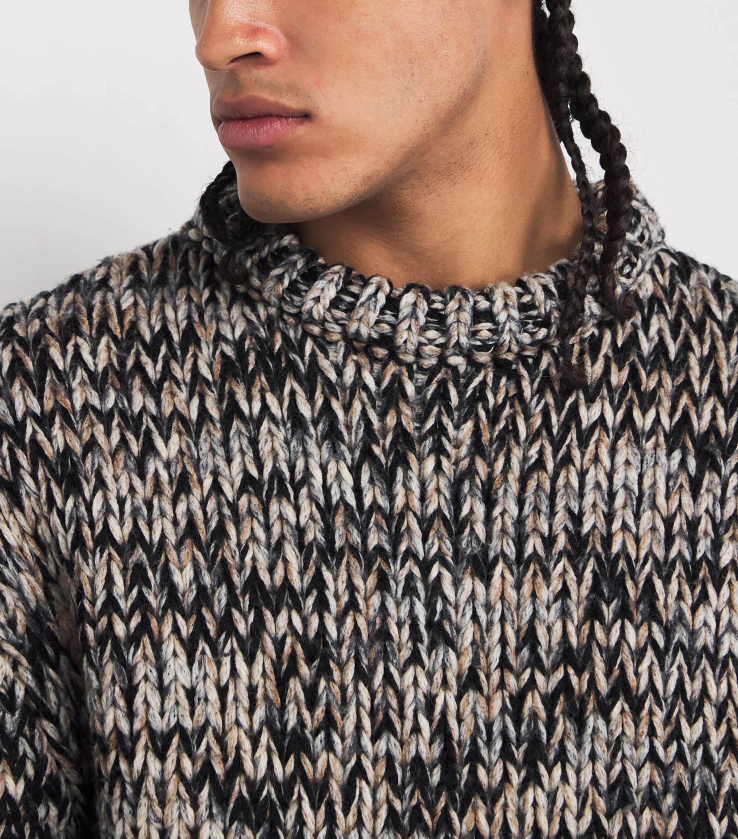 Lemaire Multi Wool-Blend Melange Sweater | Harrods UK