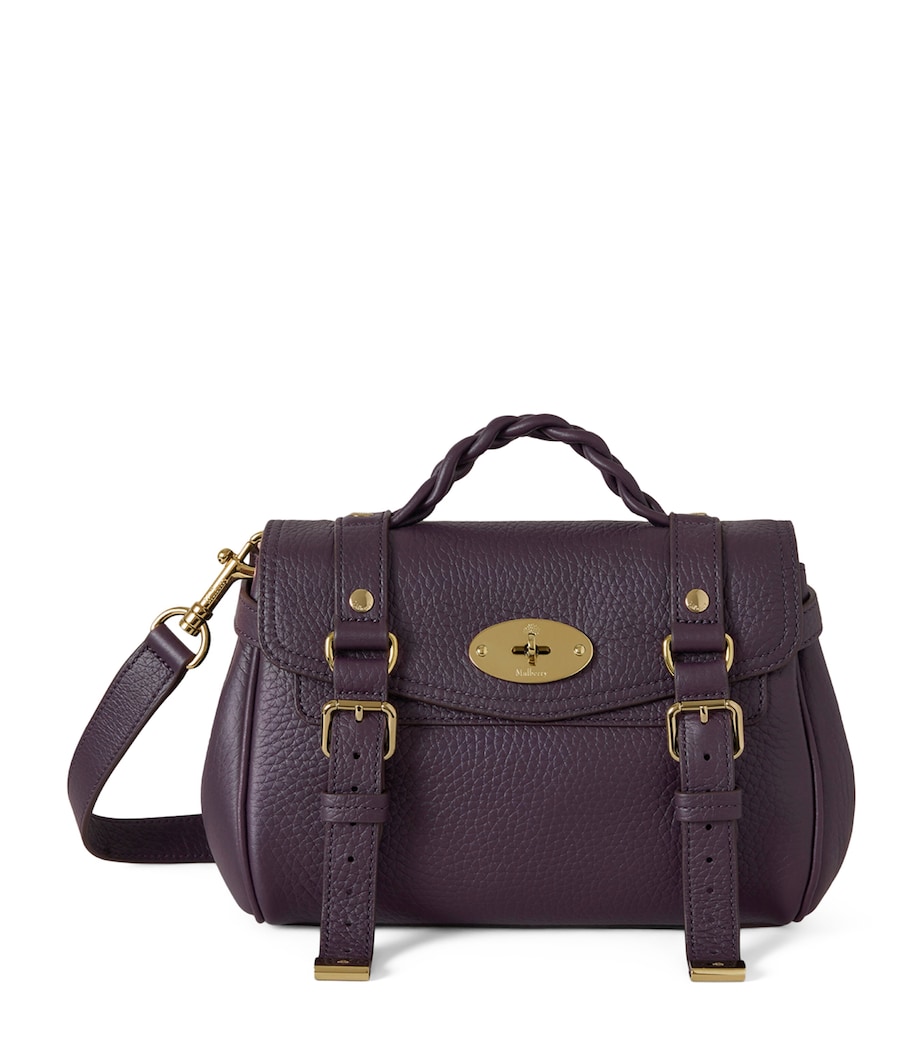 Mini Leather Alexa Cross-Body Bag DEEP AUBERGINE Image 1
