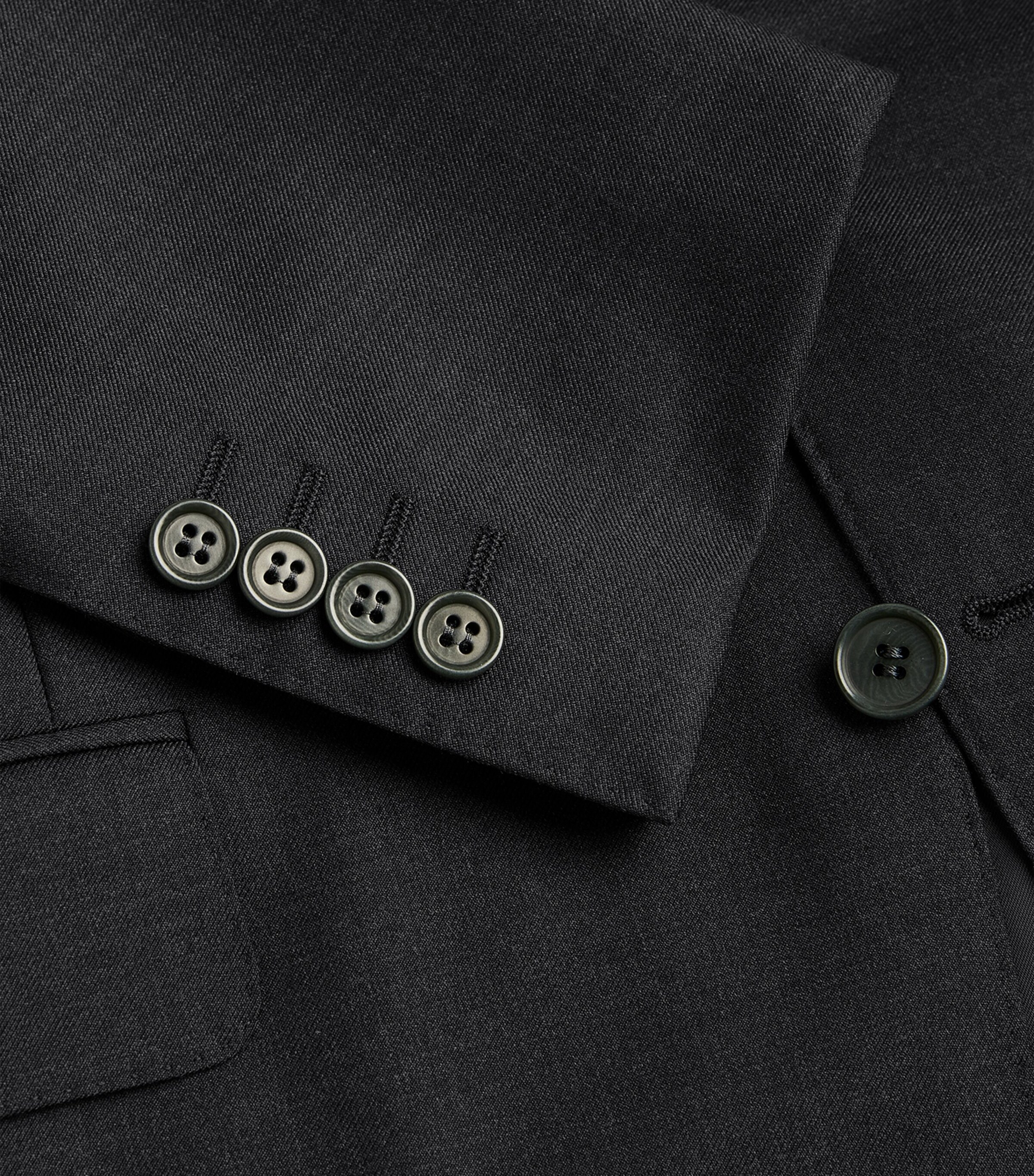 Wool 2-Piece Suit 12- DK GRY Image 9