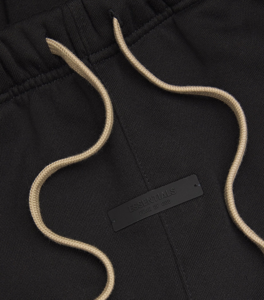 Cotton Logo Sweatpants BLACK Image 5