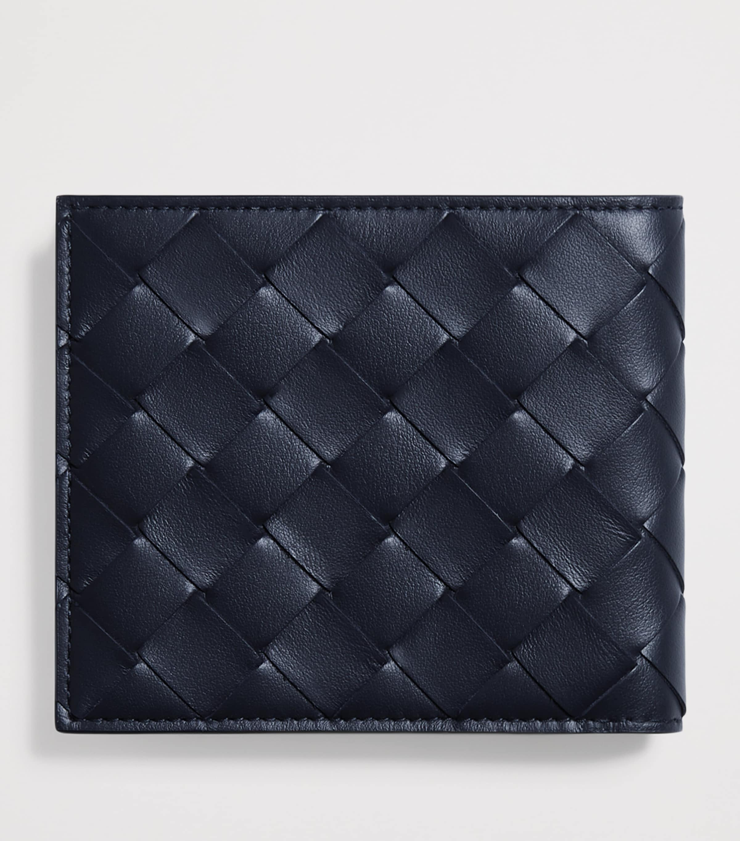 Bottega Veneta Leather Intrecciato Bifold Wallet Image 3