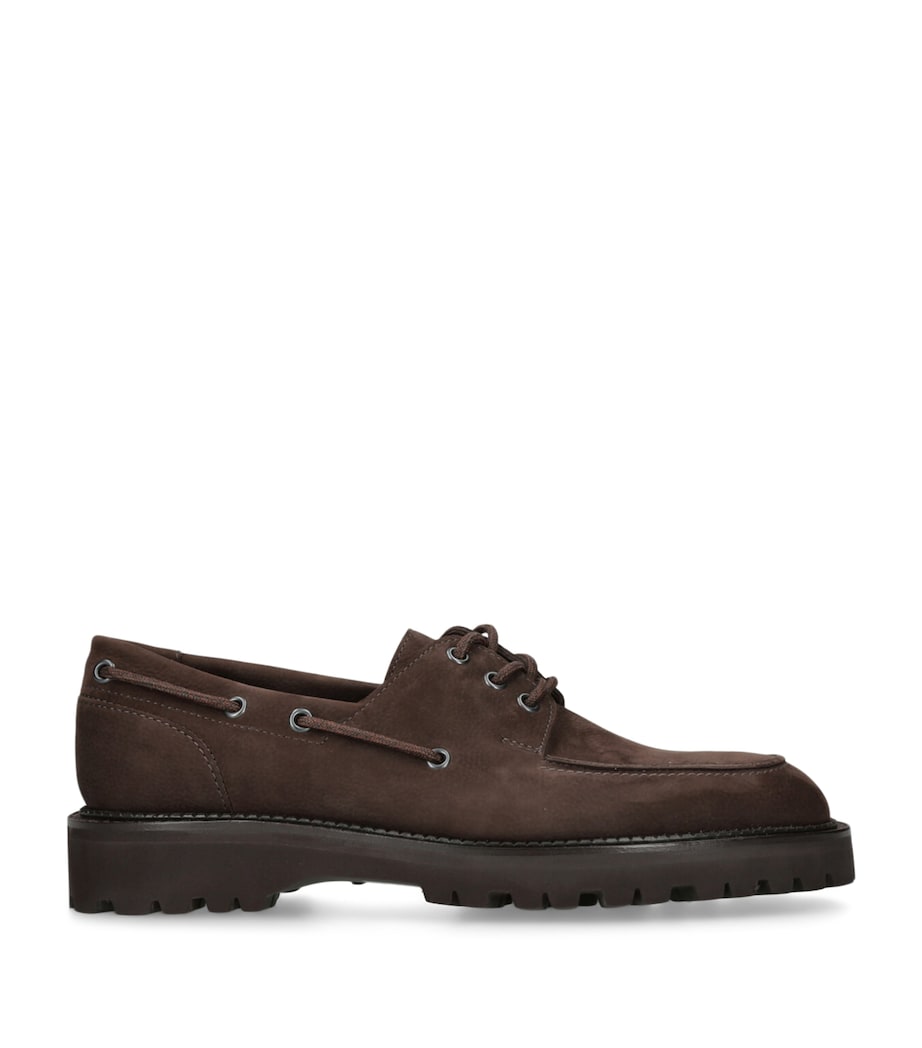 Suede Tide Boat Shoes BROWN/OTH Image 1