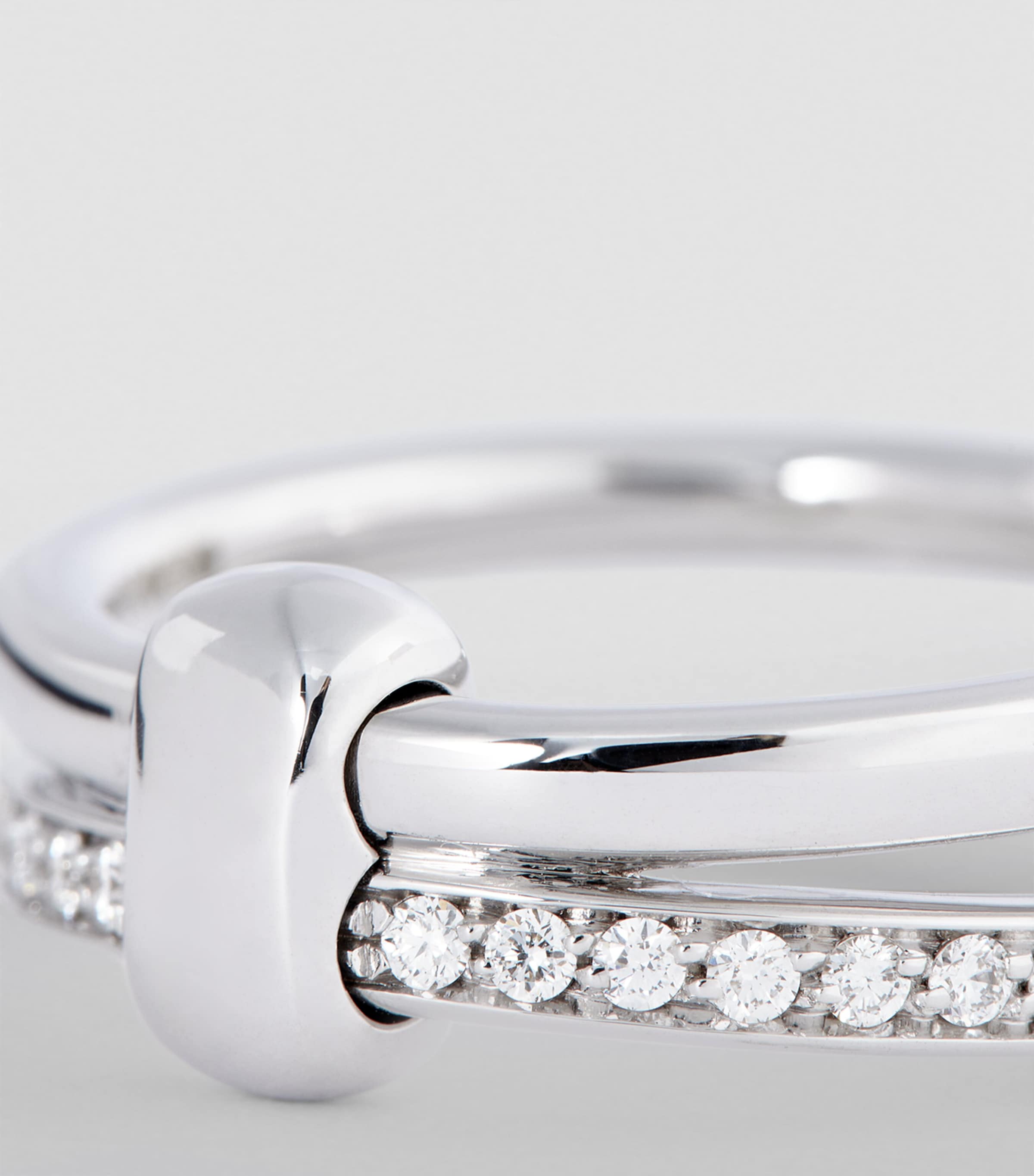 White Gold and Diamond Pomellato Together Ring DB000 Image 4