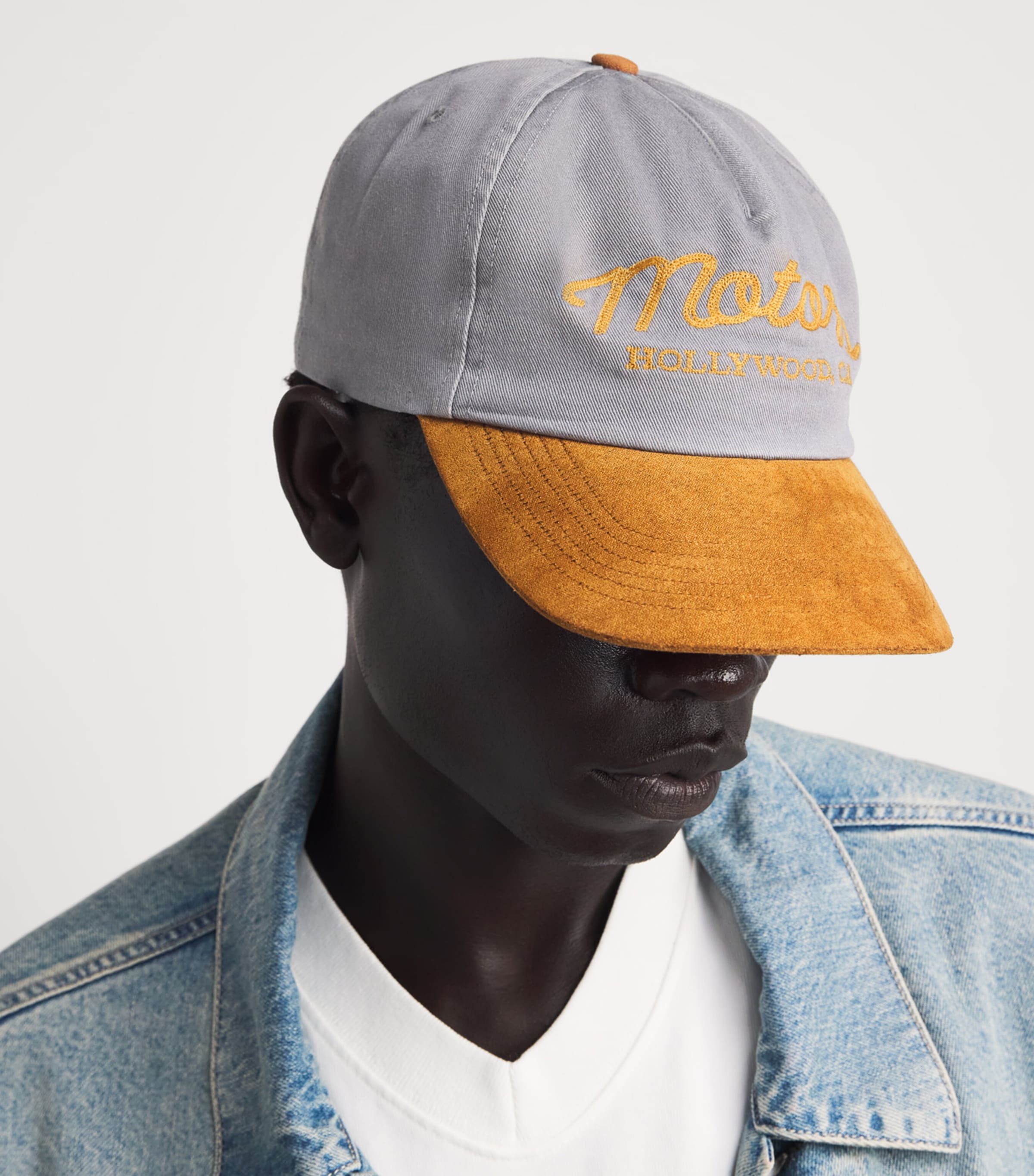 Cherry Los Angeles Cotton Motors Cap Charcoal Image 2