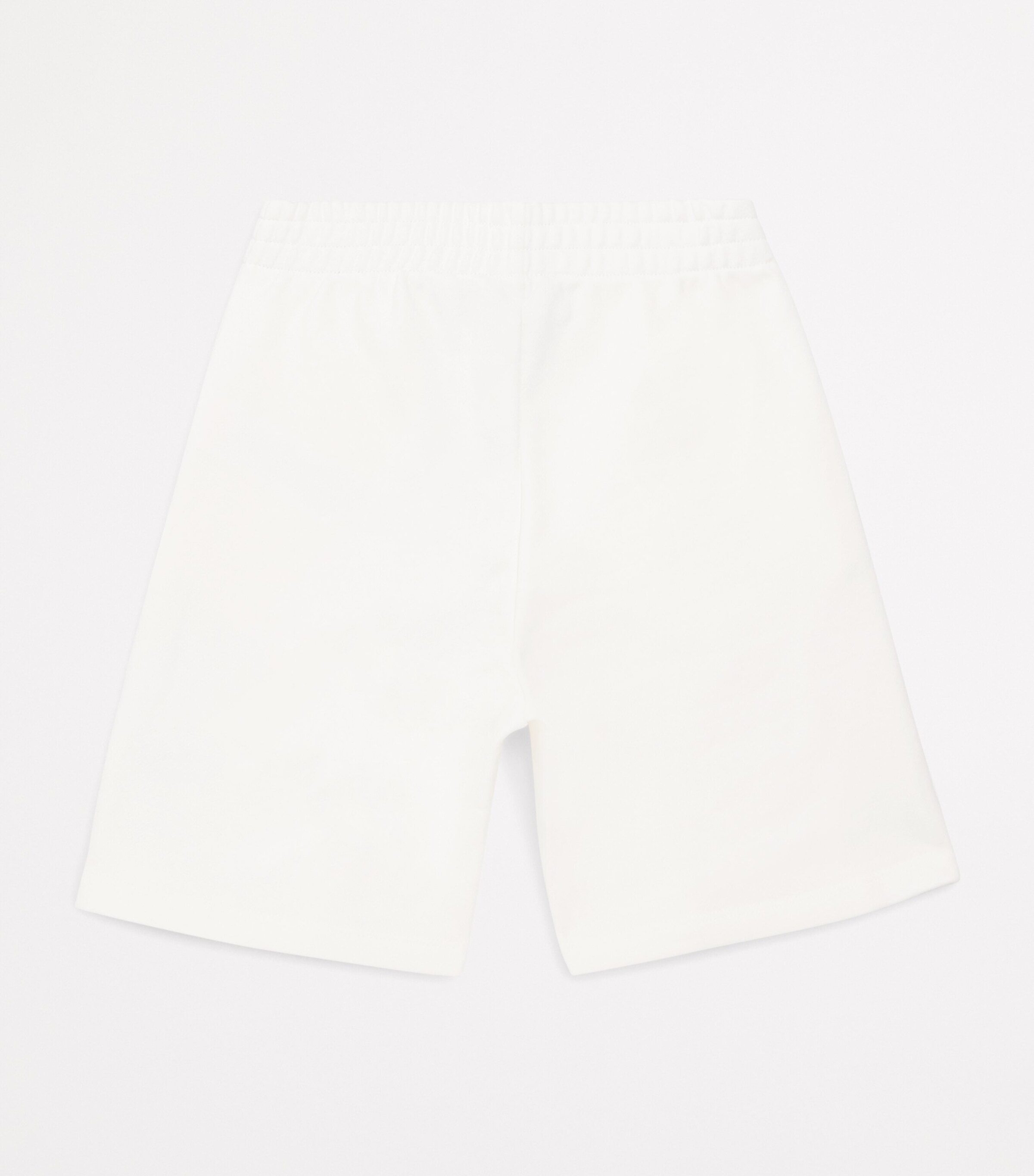 Kenzo Kids Cotton Embroidered Bermuda Shorts (2-14 Years) Offwhite Image 2